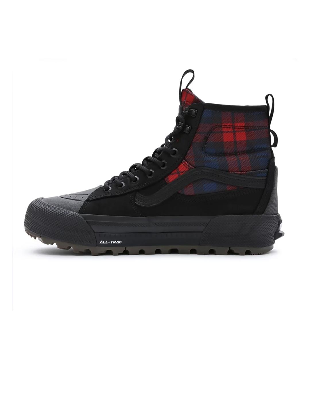 Botas Vans SK8-HI GTX MTE-3 Tech Plaid Black red de hombre