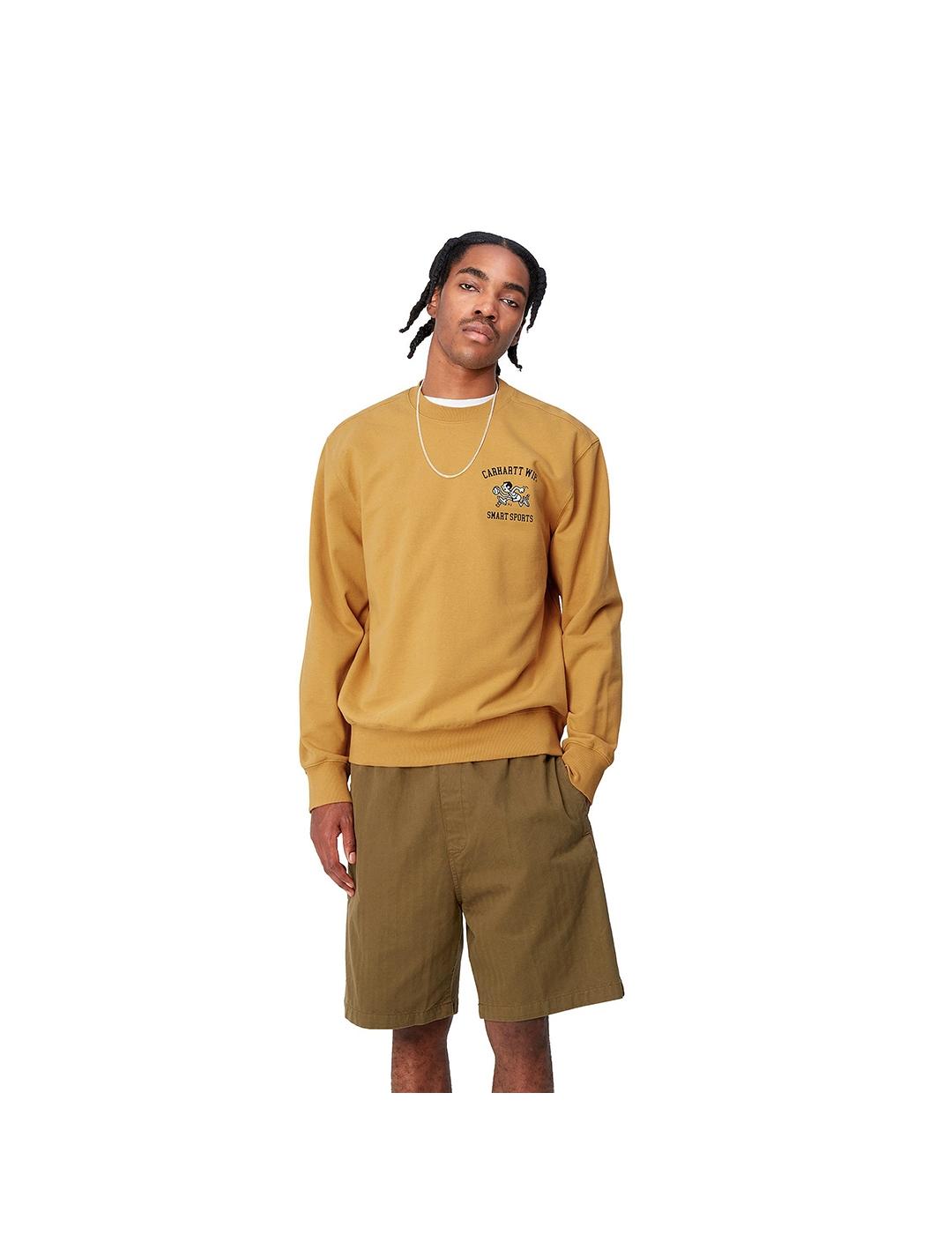 Sudadera Carhartt Wip Smart sports mostaza de hombre