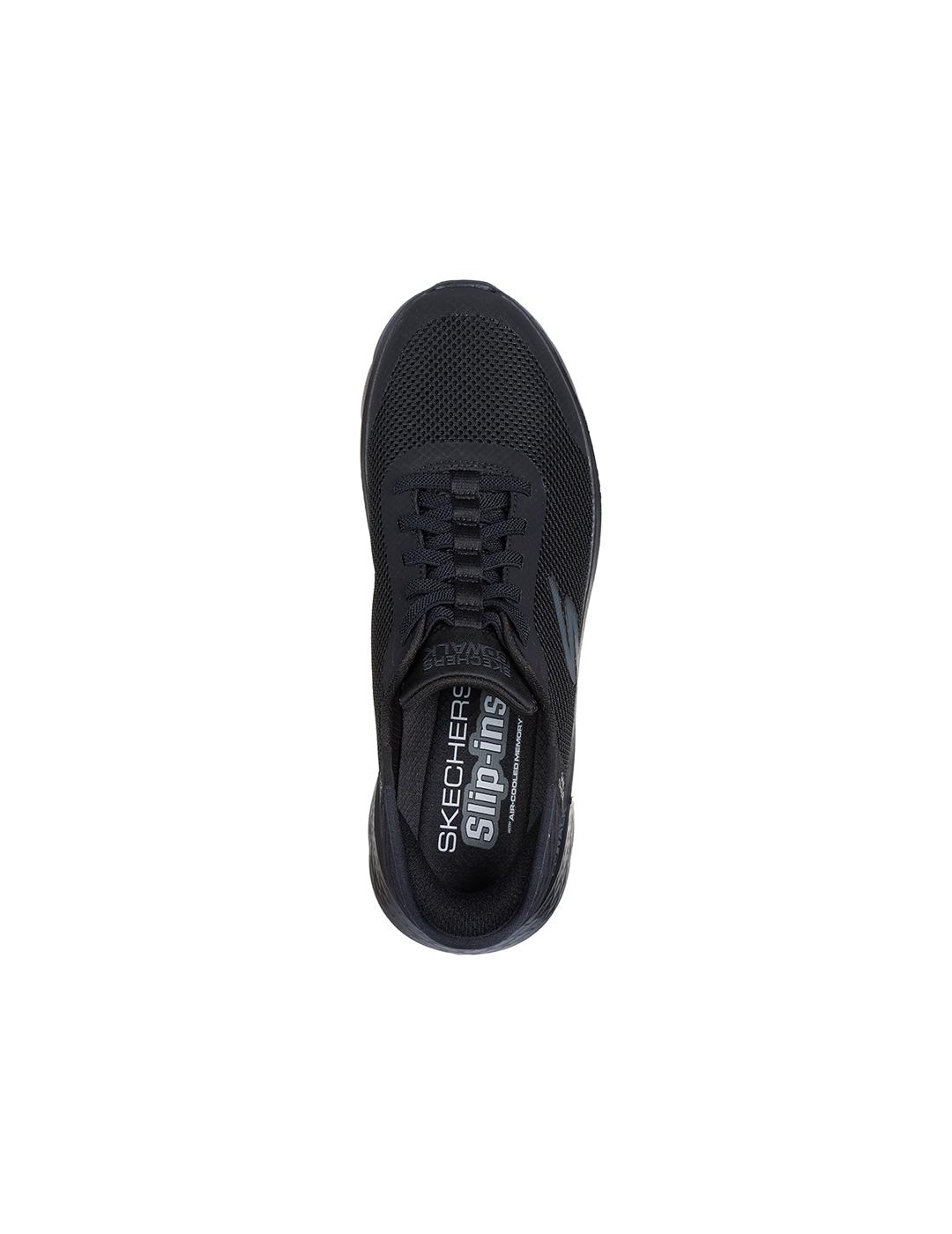 Zapatillas Skechers Go Walk Flex Hands Up negra de hombre