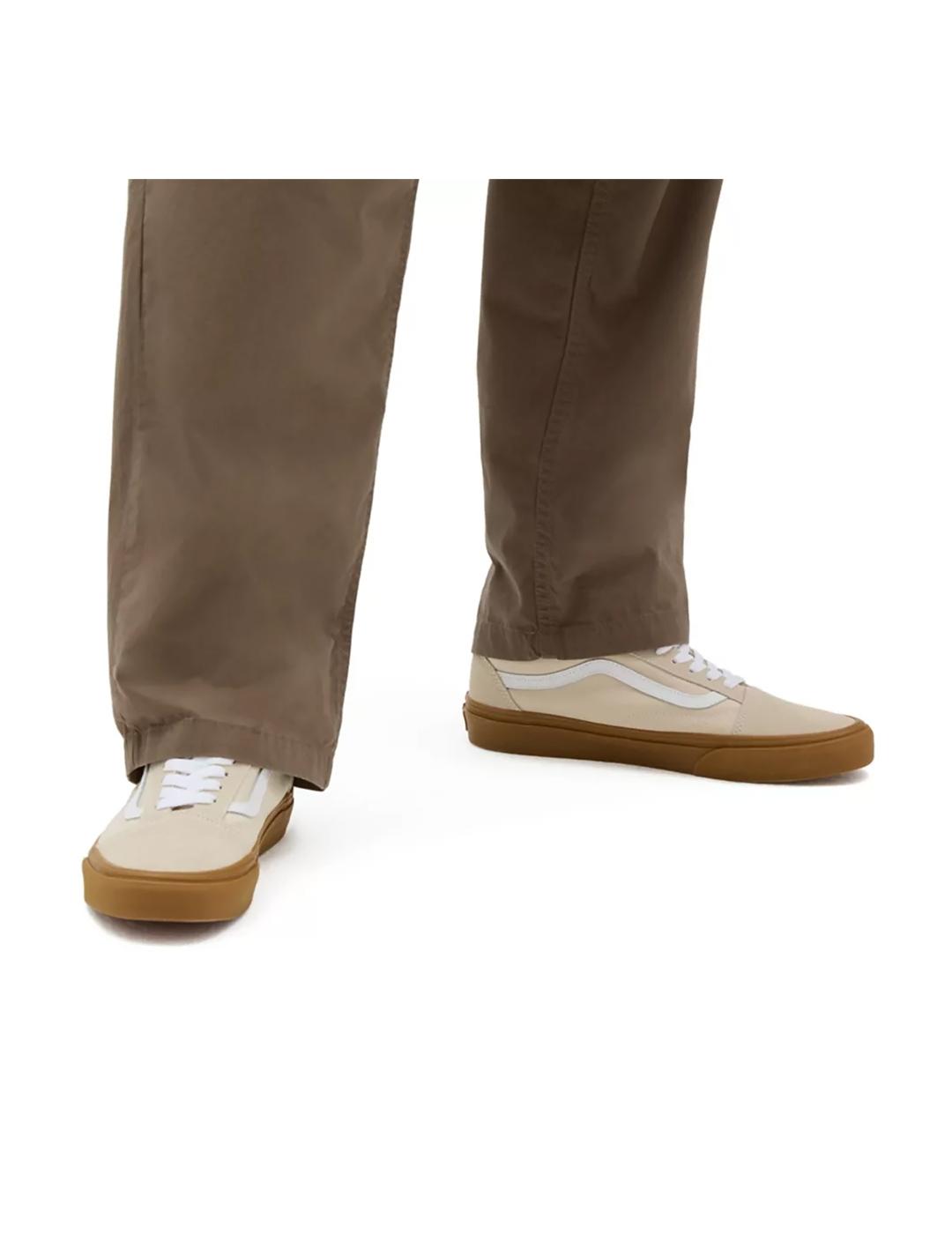 Zapatillas Vans UA Old Skool beige caramelo de hombre y muje