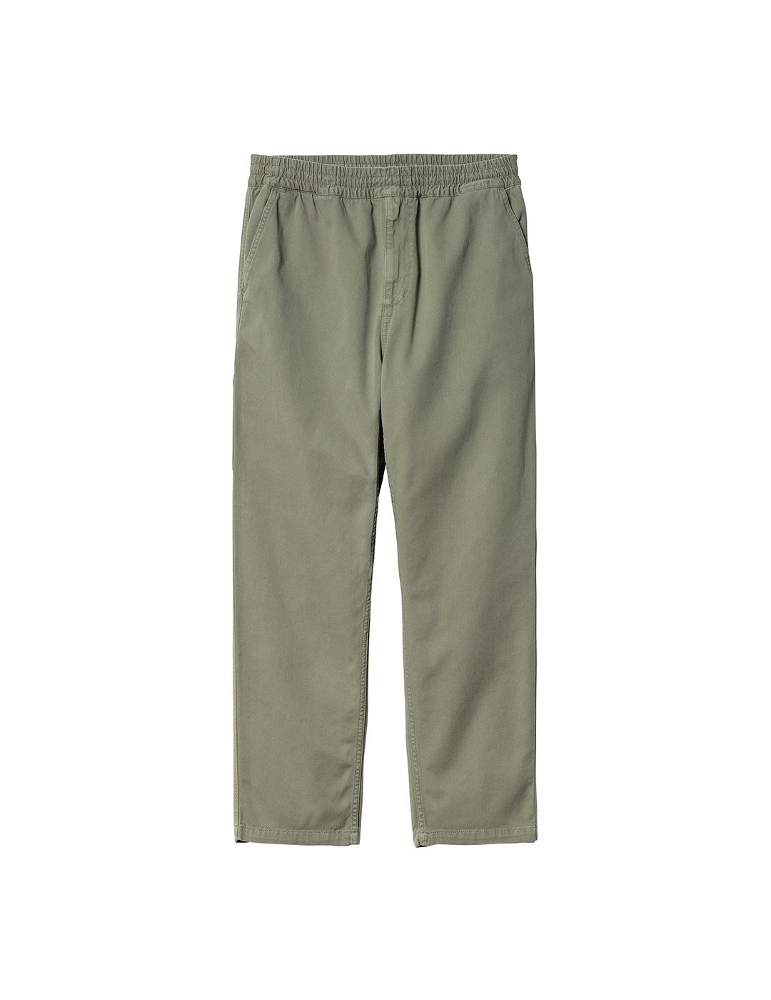 Pantalón Carhartt Wip Flint Pant verde lavado de hombre