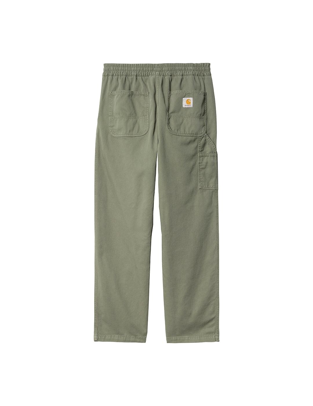 Pantalón Carhartt Wip Flint Pant verde lavado de hombre