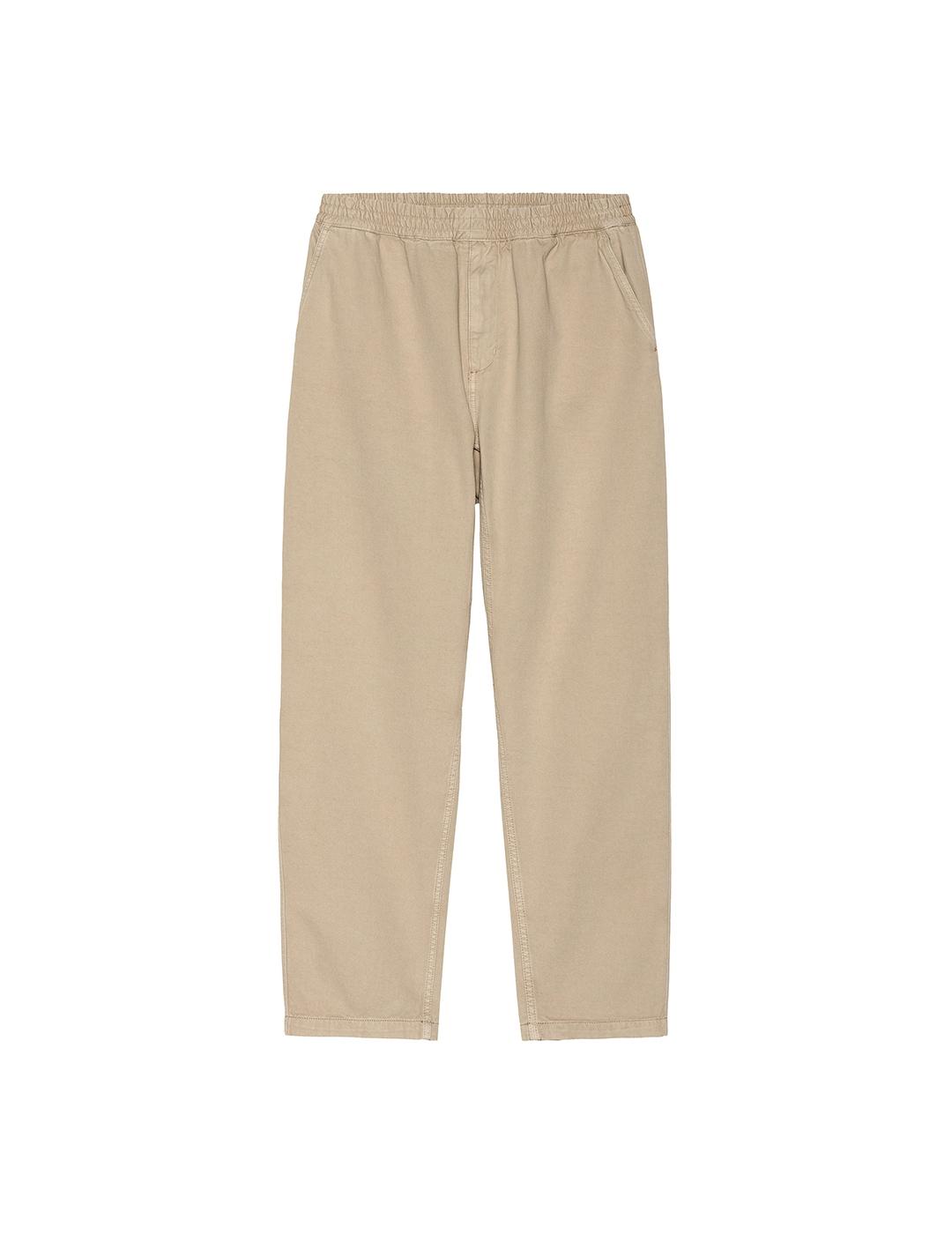 Pantalón Carhartt Wip Flint Pant beige lavado de hombre