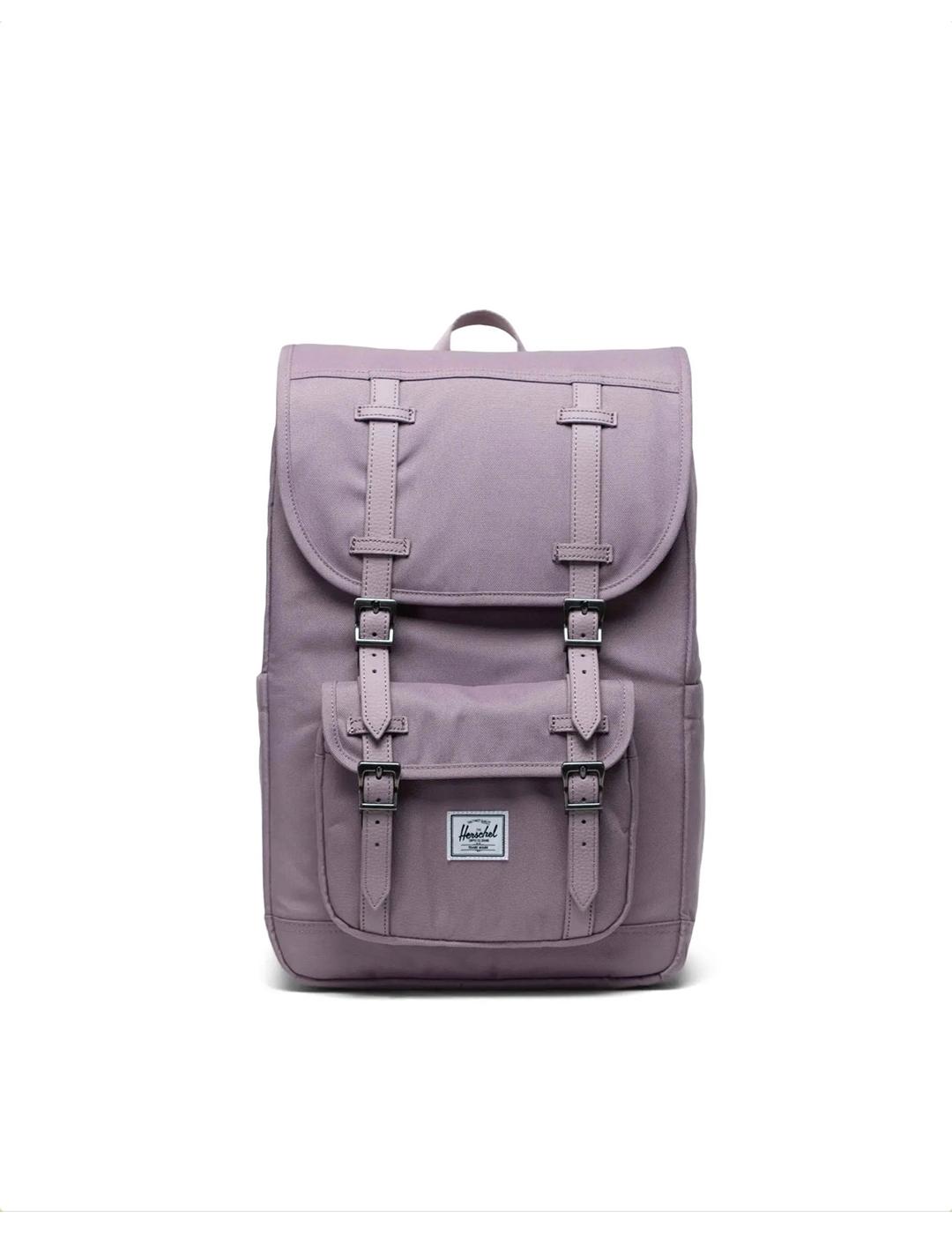 Mochila Herschel Little America mid backpack malva de mujer