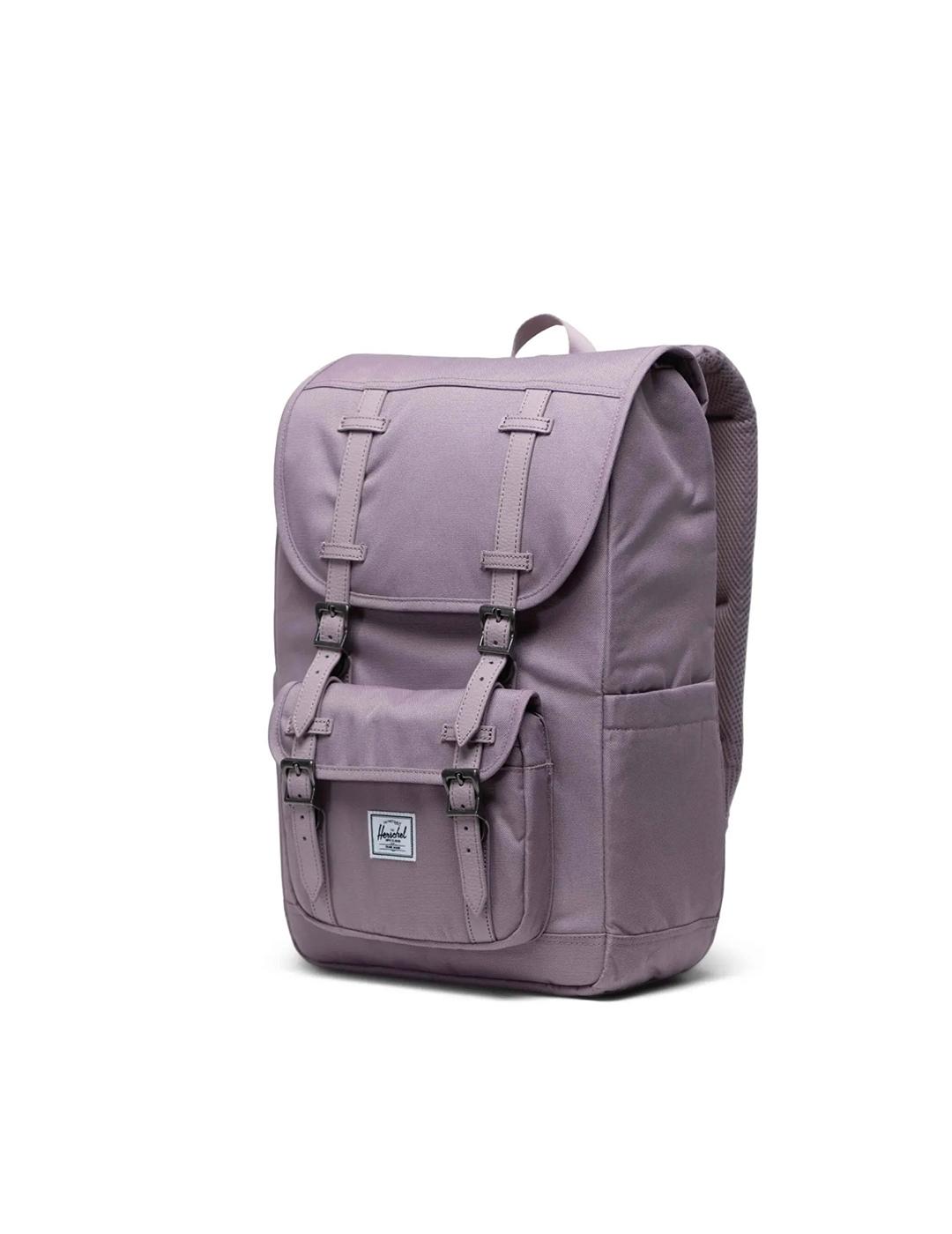 Mochila Herschel Little America mid backpack malva de mujer