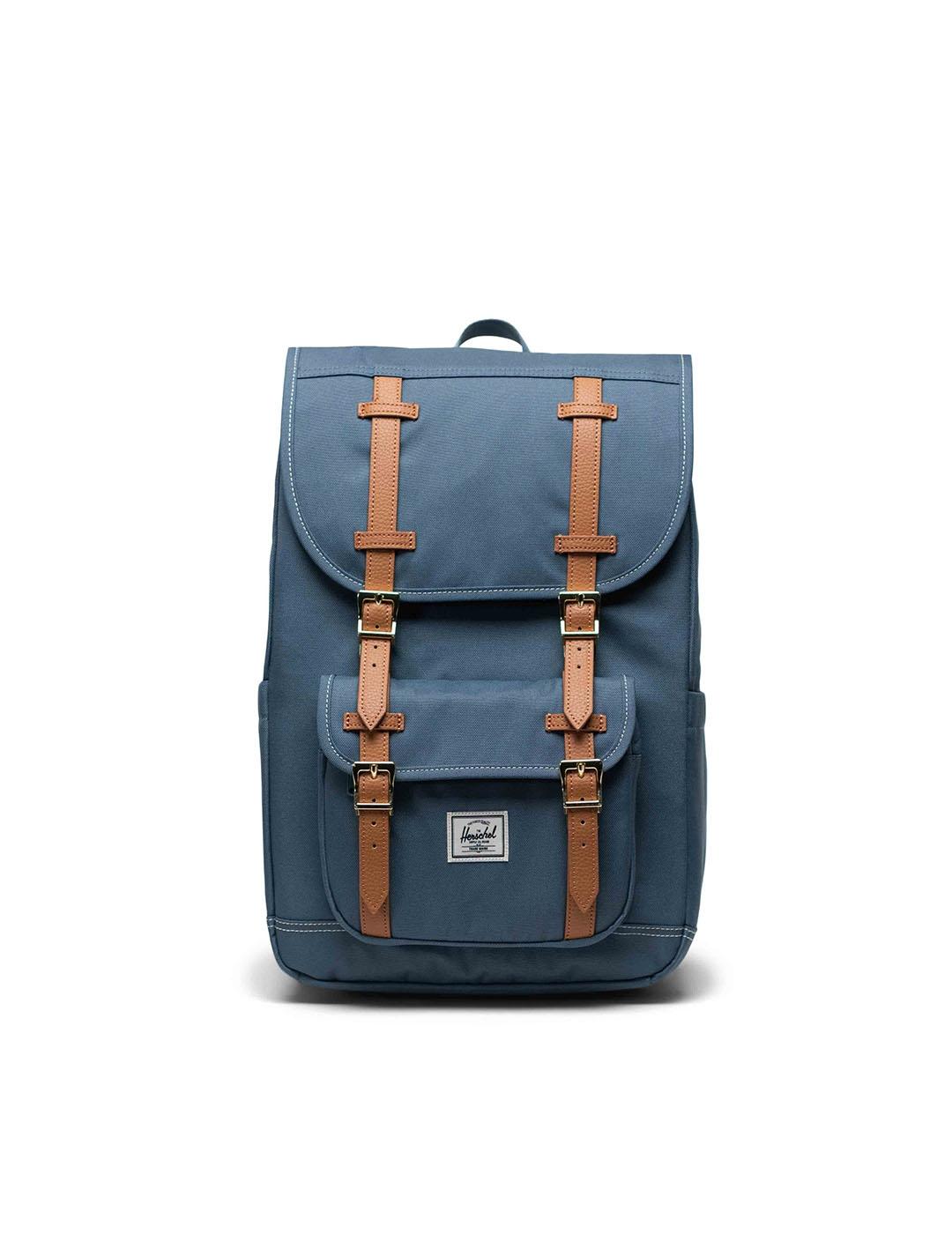 Mochila Heschel Little America Mid Backp azul hombre y mujer