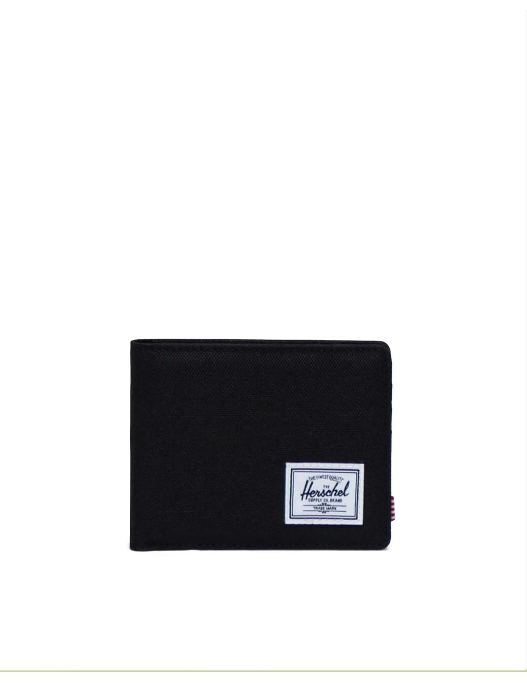 Cartera Herschel Roy Coin negra de hombre