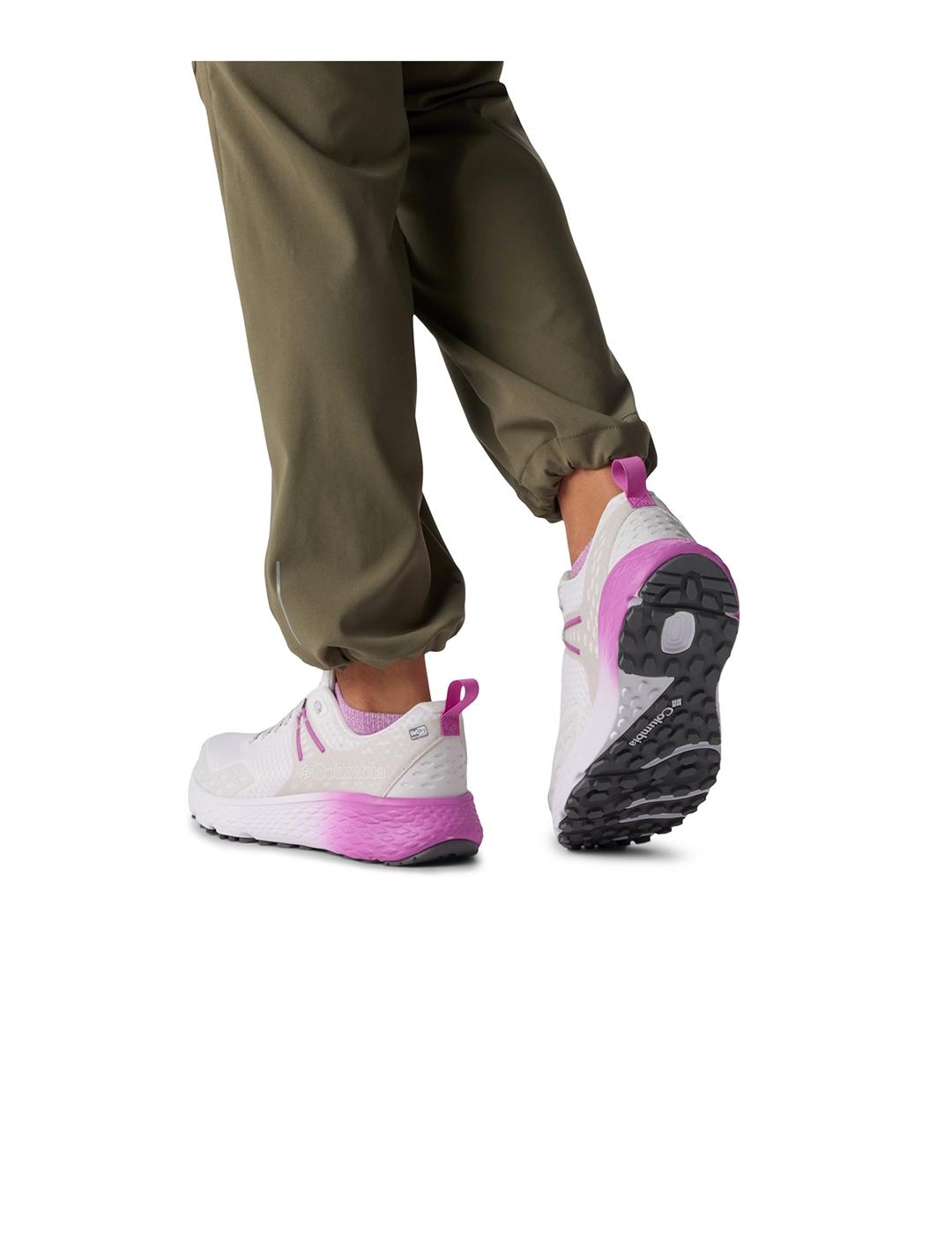 Zapatillas Columbia Konos TRS Outdry blanco rosa de mujer