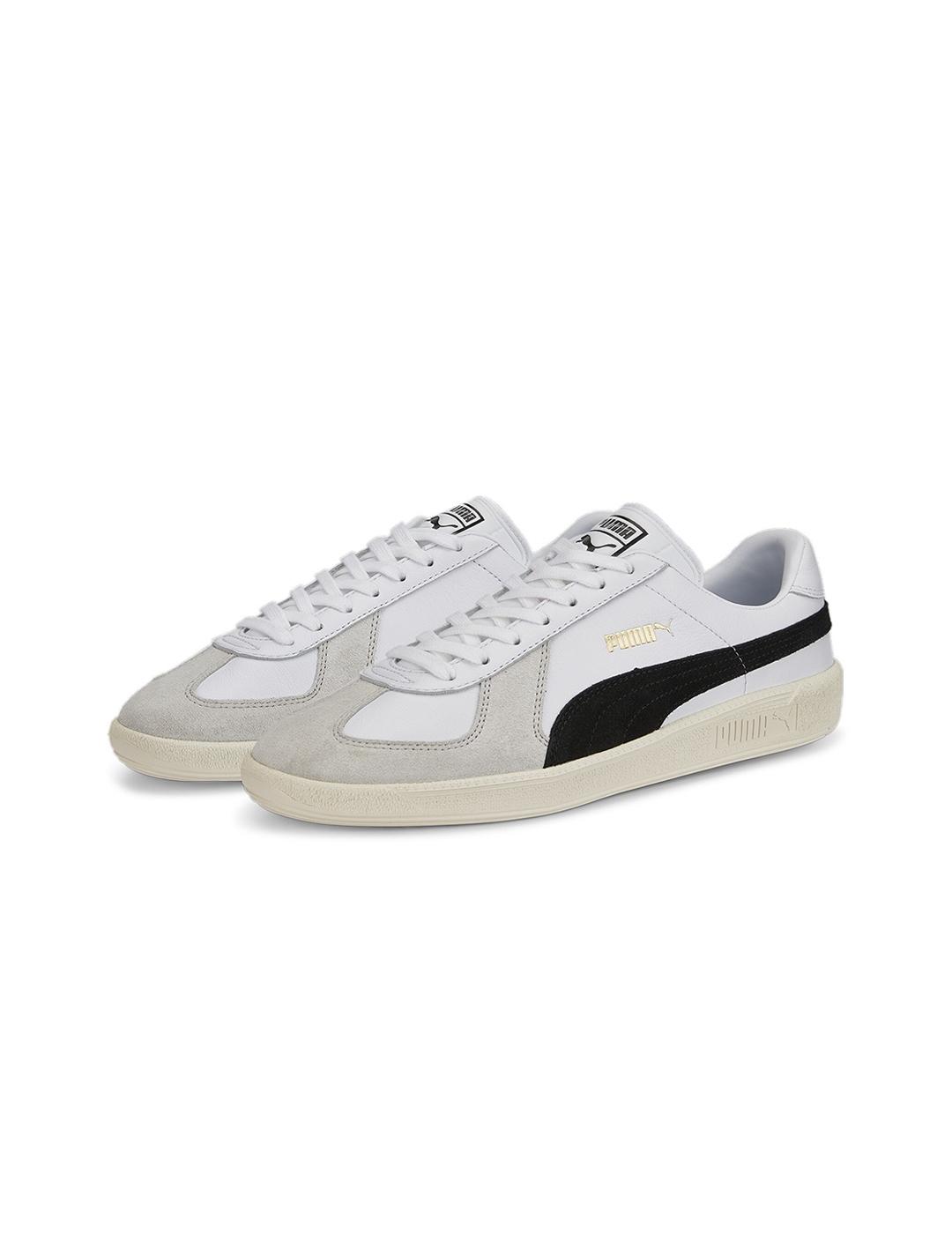 Zapatillas Puma Army Trainer blanca negra hombre y mujer