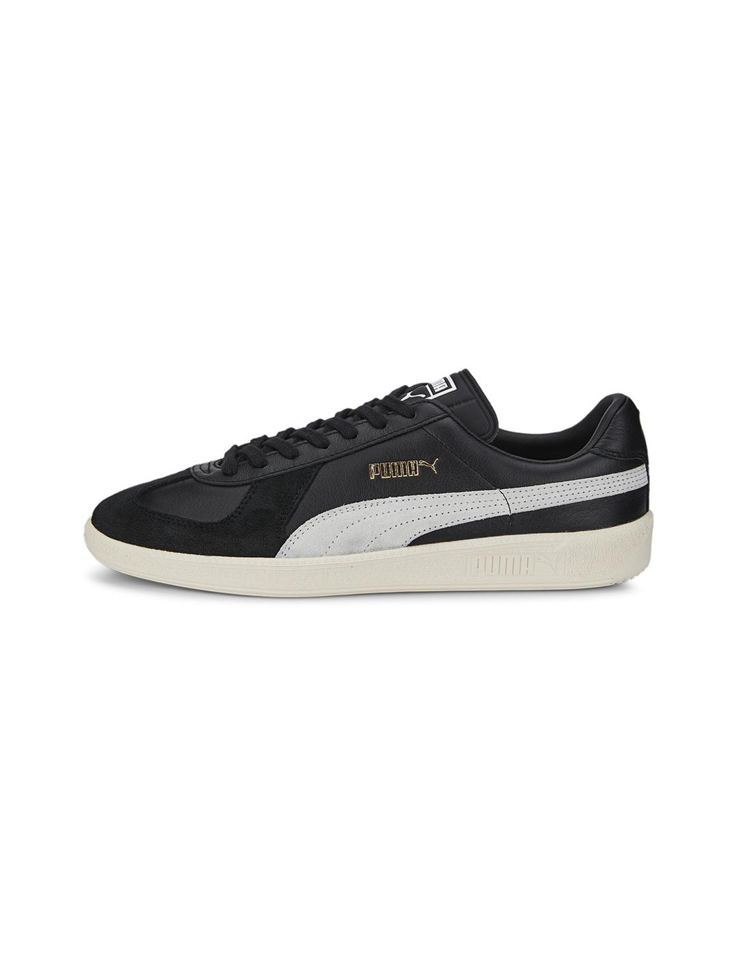 Zapatillas Puma Army Trainer negra blanca de hombre y mujer
