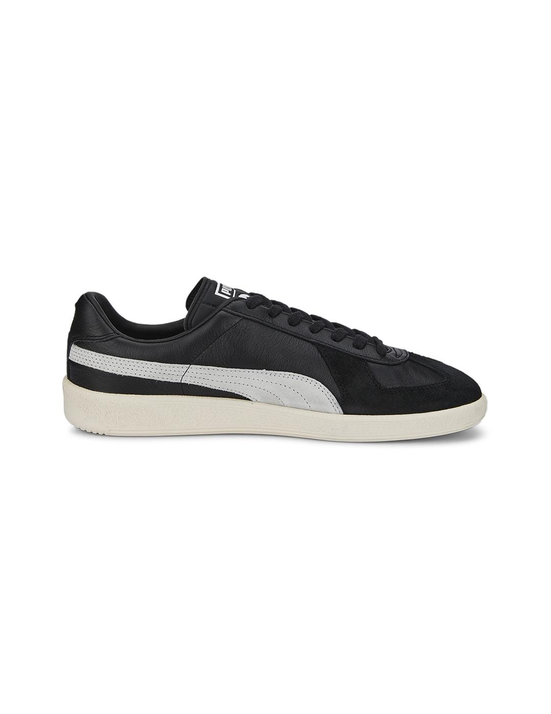 Zapatillas Puma Army Trainer negra blanca de hombre y mujer