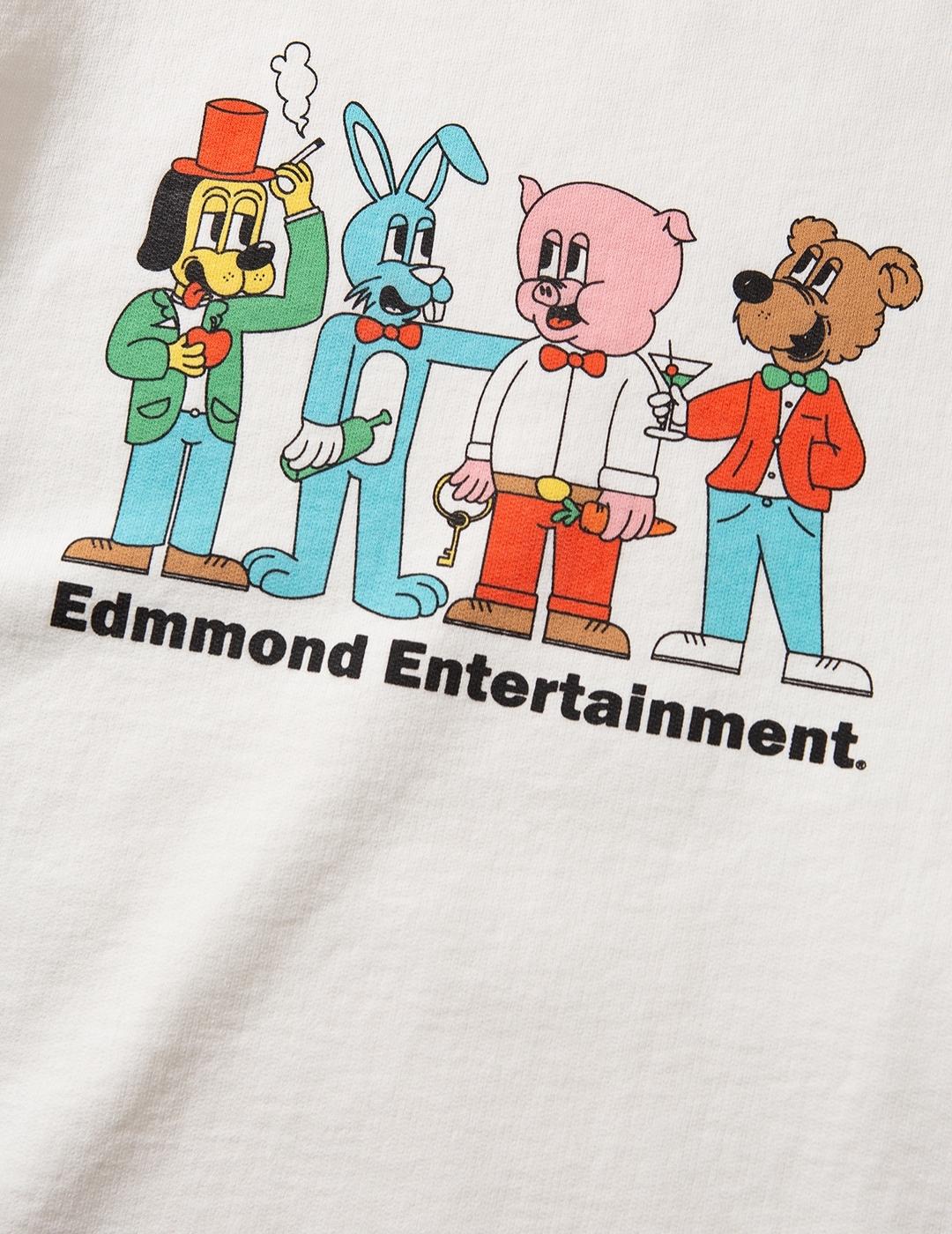 Sudadera Edmmond Buddies blanca de hombre