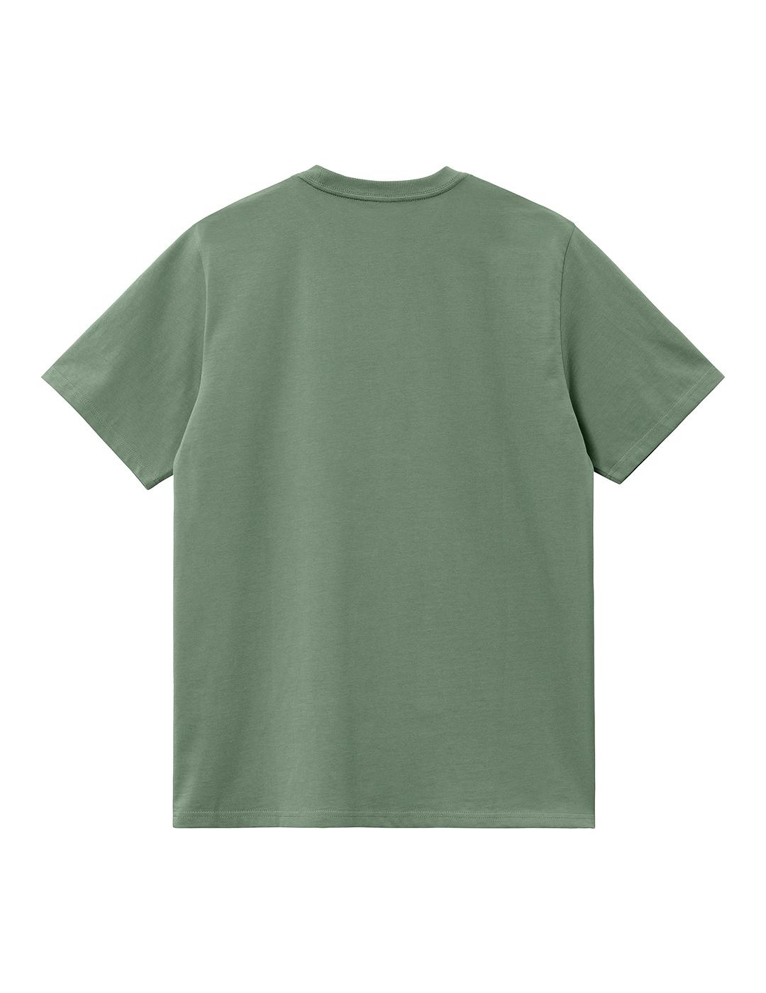 Camiseta Carhartt Wip S/S Pocket verde de hombre