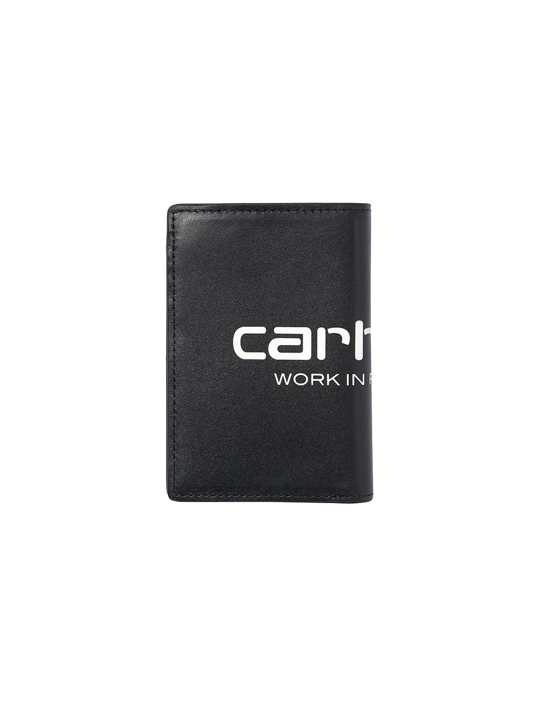 Billetera Carhartt Wip Vegas Vertical negra de hombre