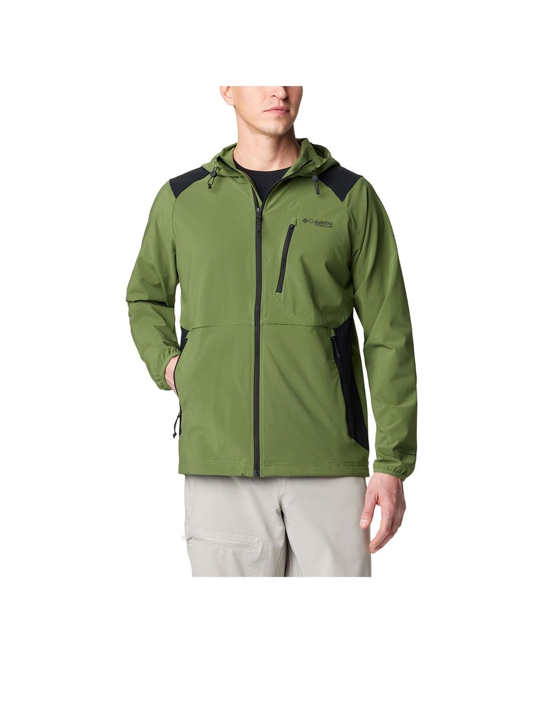 Chaqueta Columbia Titanium Triple Canyon verde de hombre