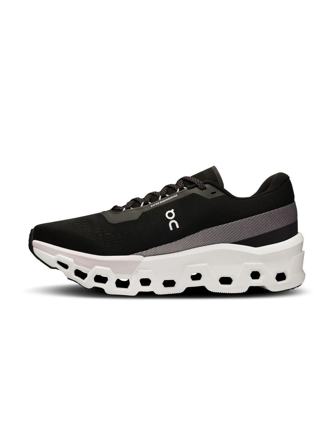 On Running Cloudmonster 2 negra blanca de hombre