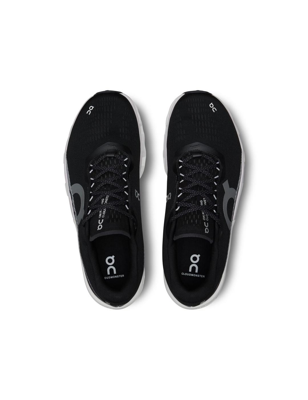 On Running Cloudmonster 2 negra blanca de hombre