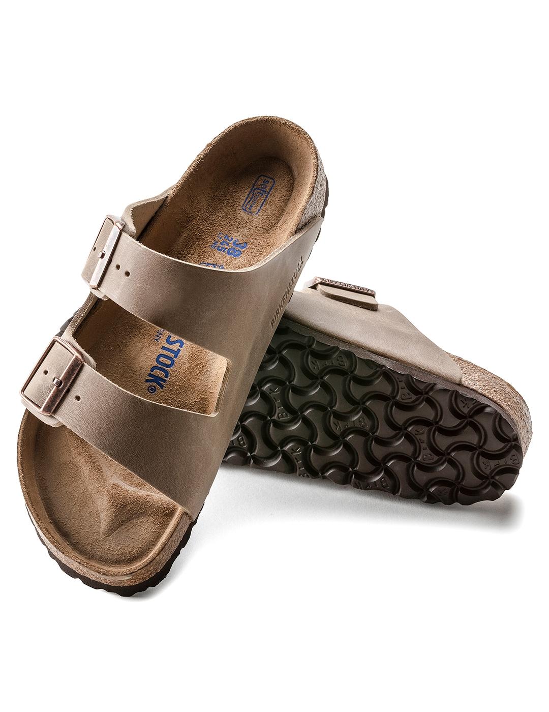 Sandalias Birkenstock Arizona beige piel de hombre