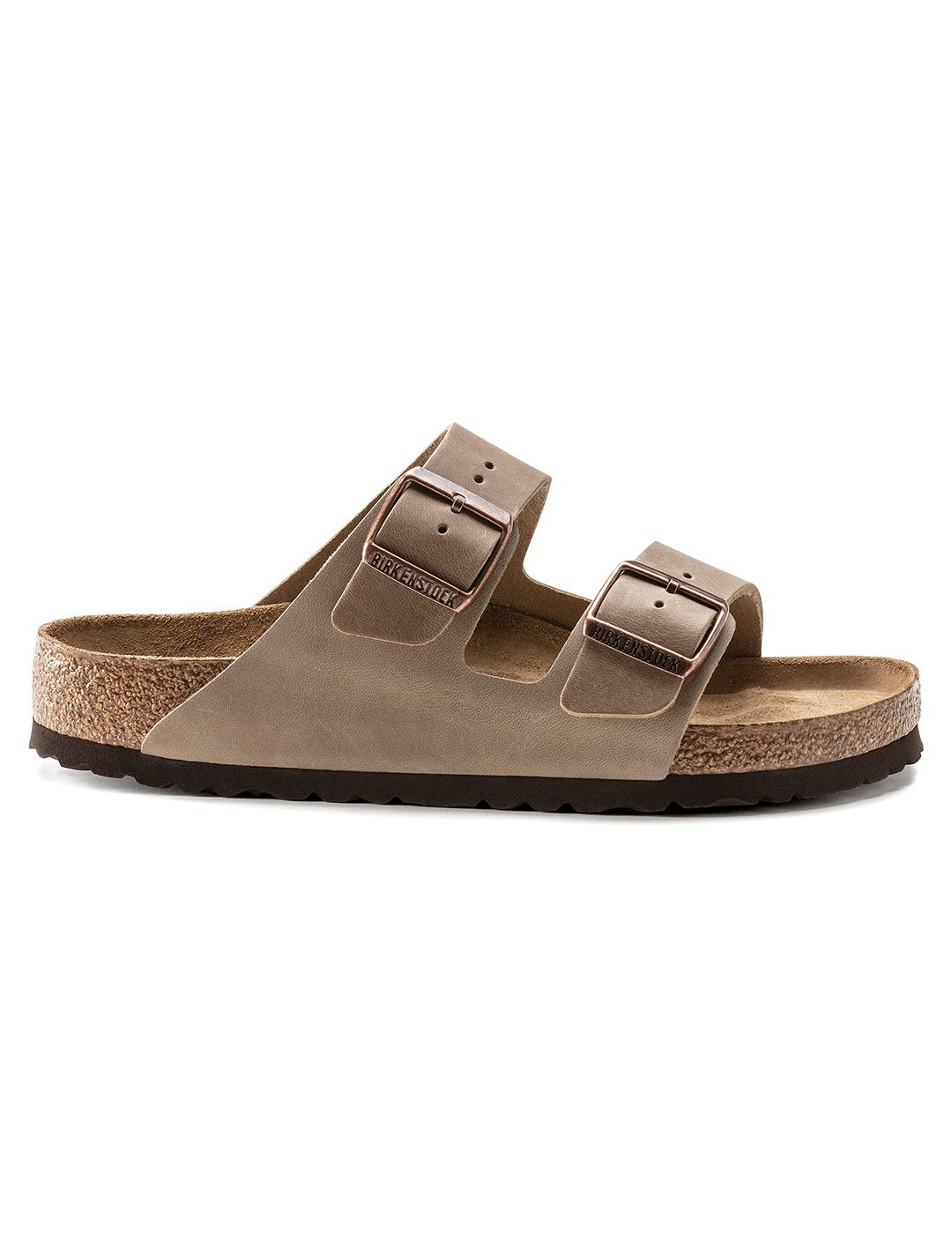 Sandalias Birkenstock Arizona beige piel de hombre