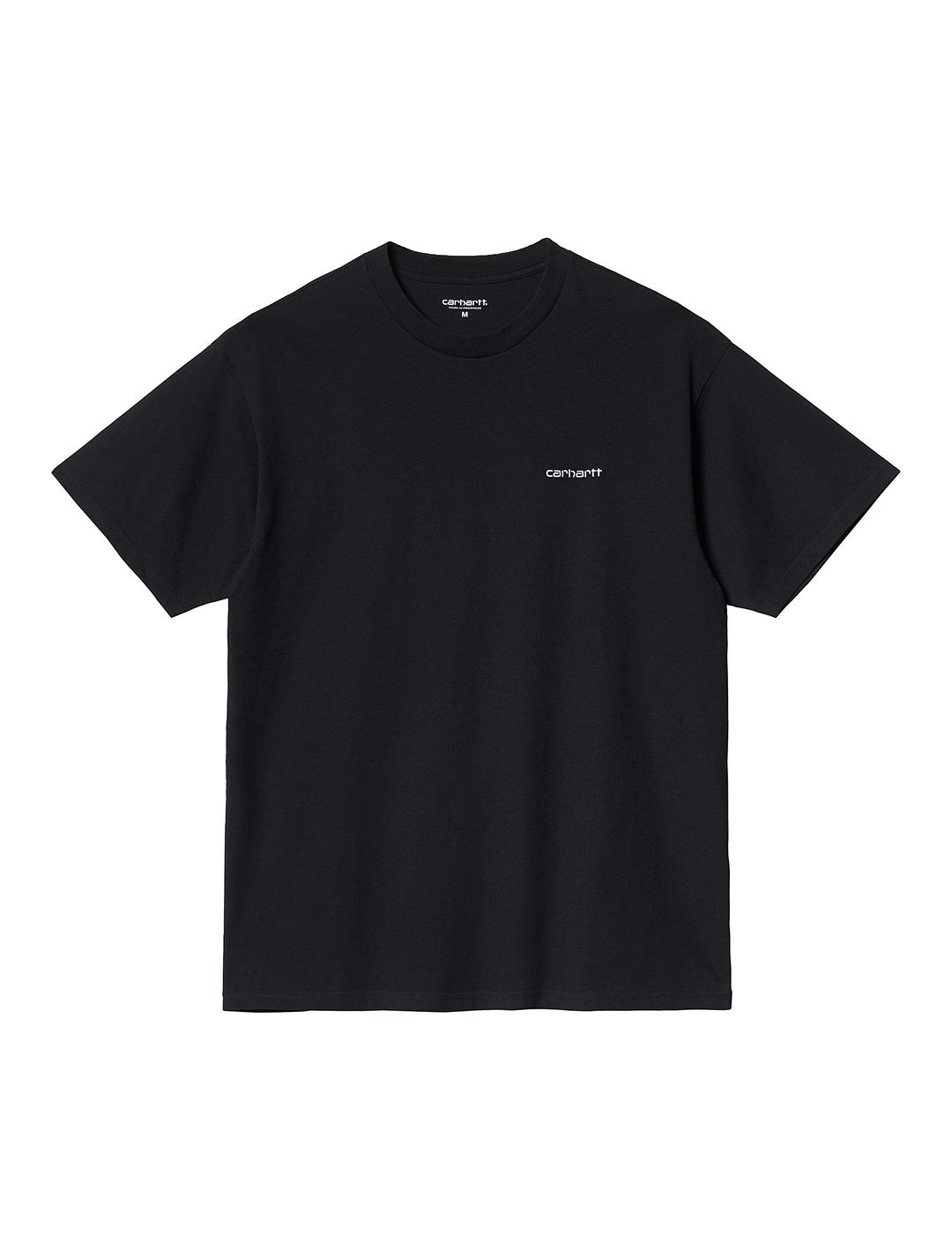 Camiseta Carhartt Wip S/S Script Embroidery blanca de hombre