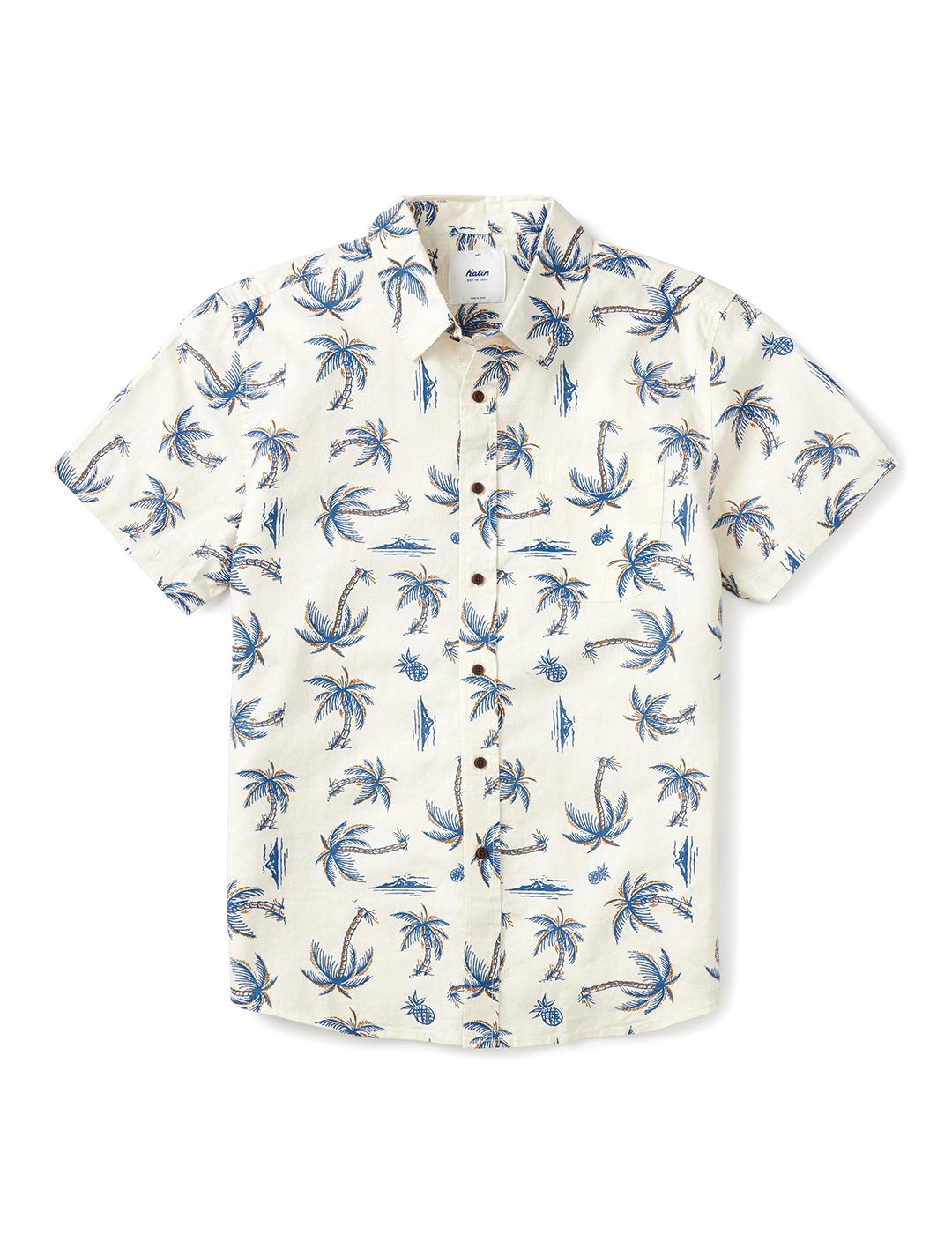 Camisa Katin Kingston Vintage blanca de hombre