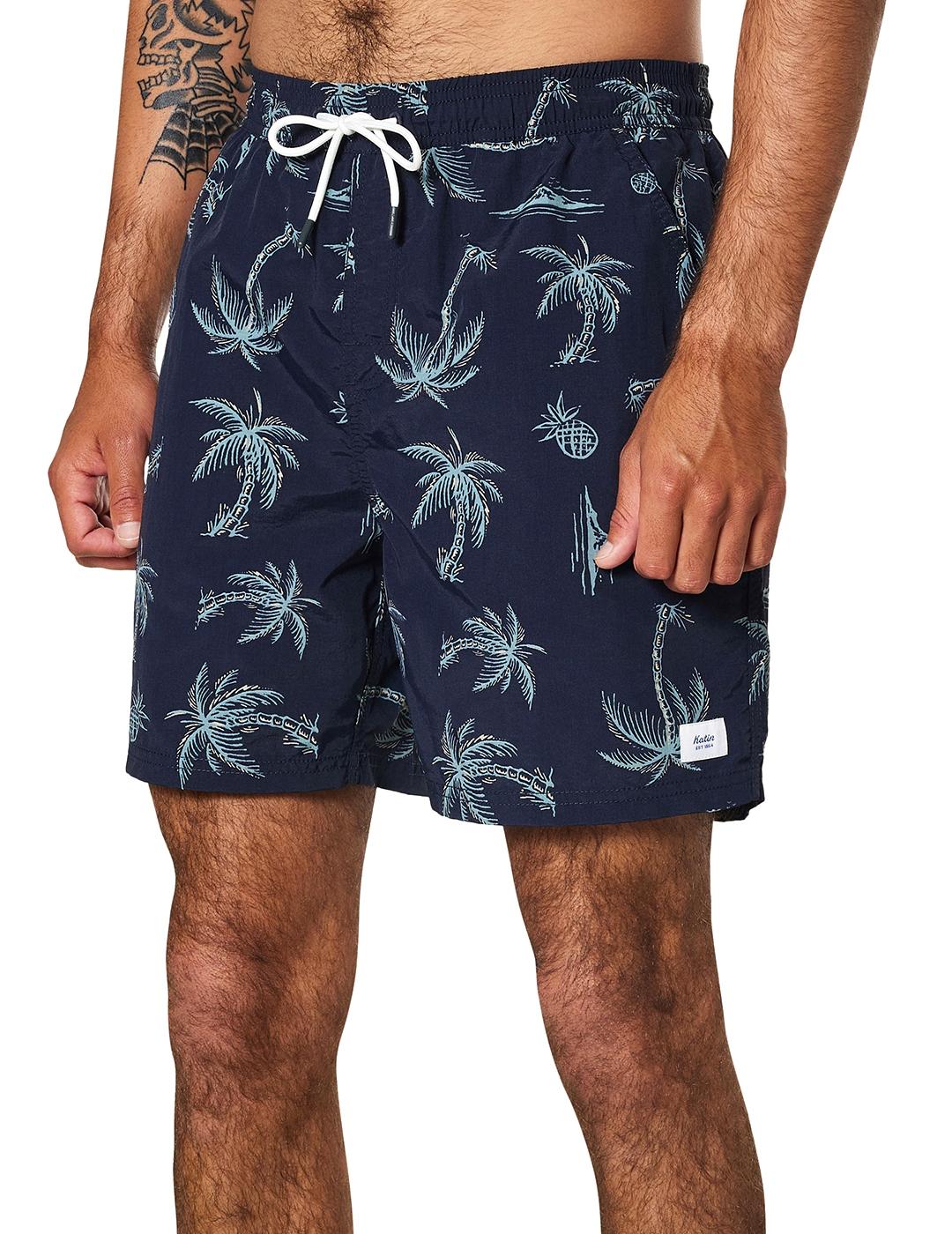 Bañador Katin Kingston Volley negro de hombre