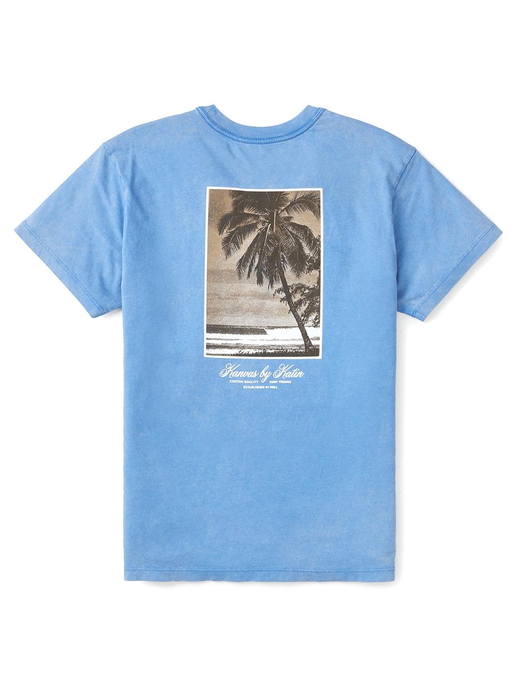 Camiseta Katin Royal Bay azul lavado de hombre