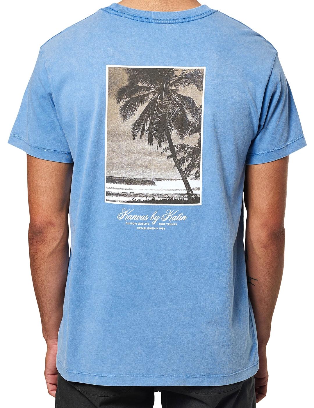 Camiseta Katin Royal Bay azul lavado de hombre