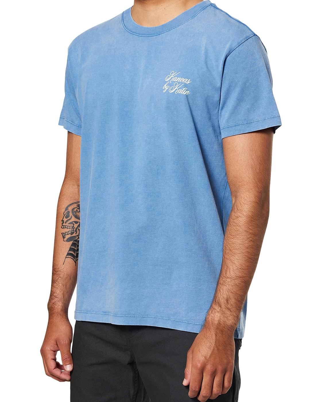 Camiseta Katin Royal Bay azul lavado de hombre