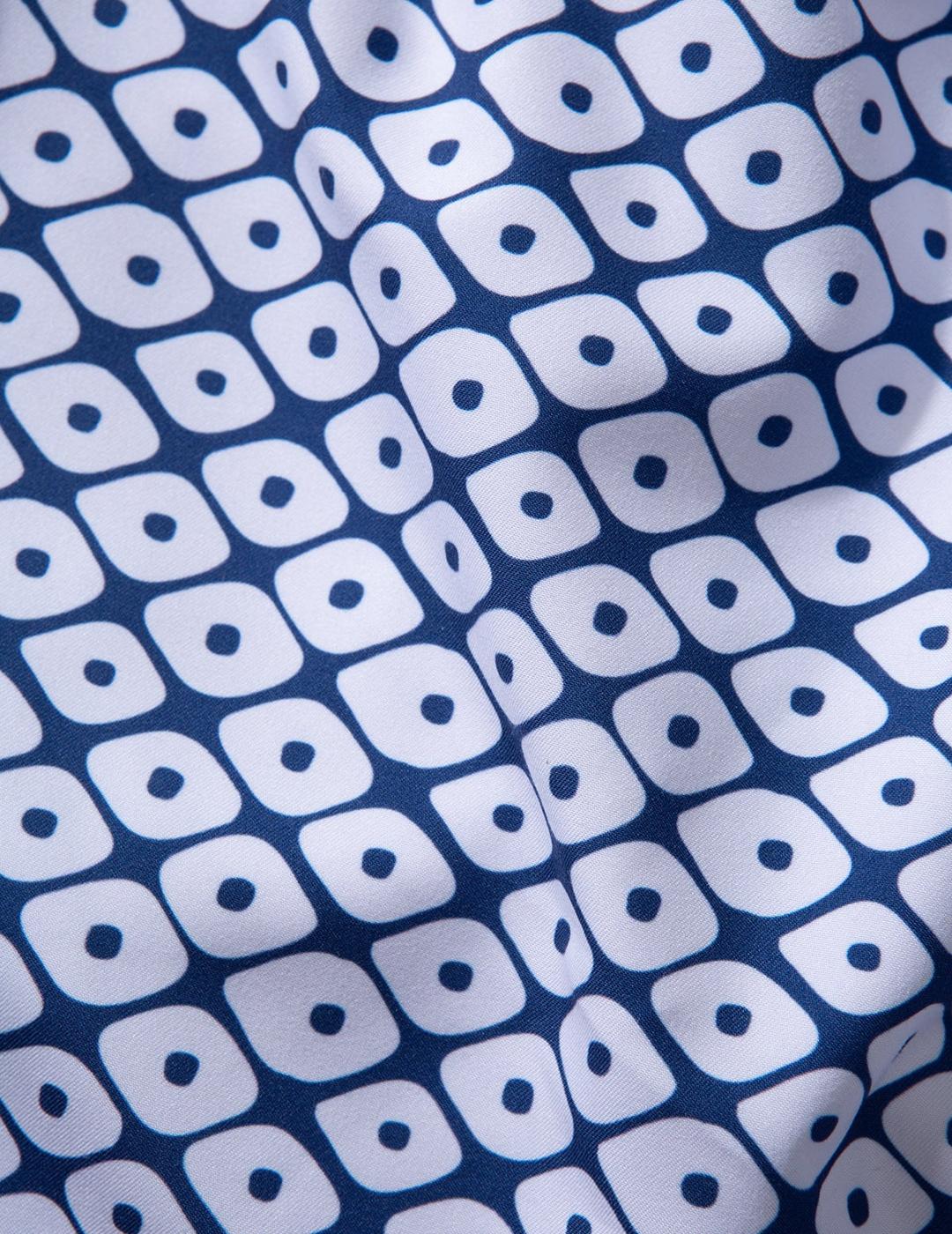 Bañador Edmmond Baley blanco azulón de hombre