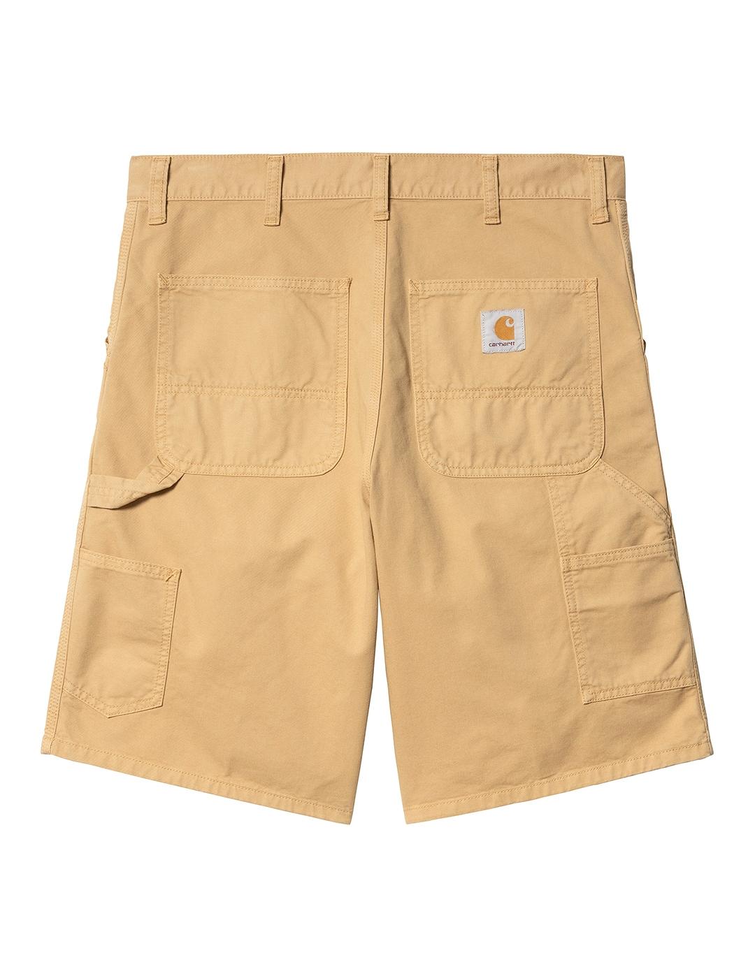 Bermuda Carhartt Wip Single Knee camel lavado de hombre