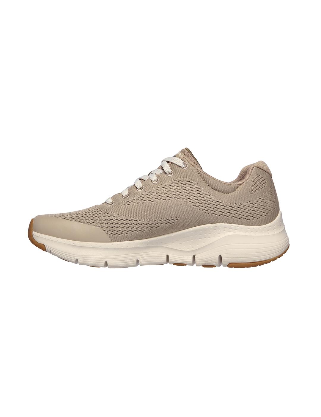 Zapatillas Skechers Arch Fit beige de hombre