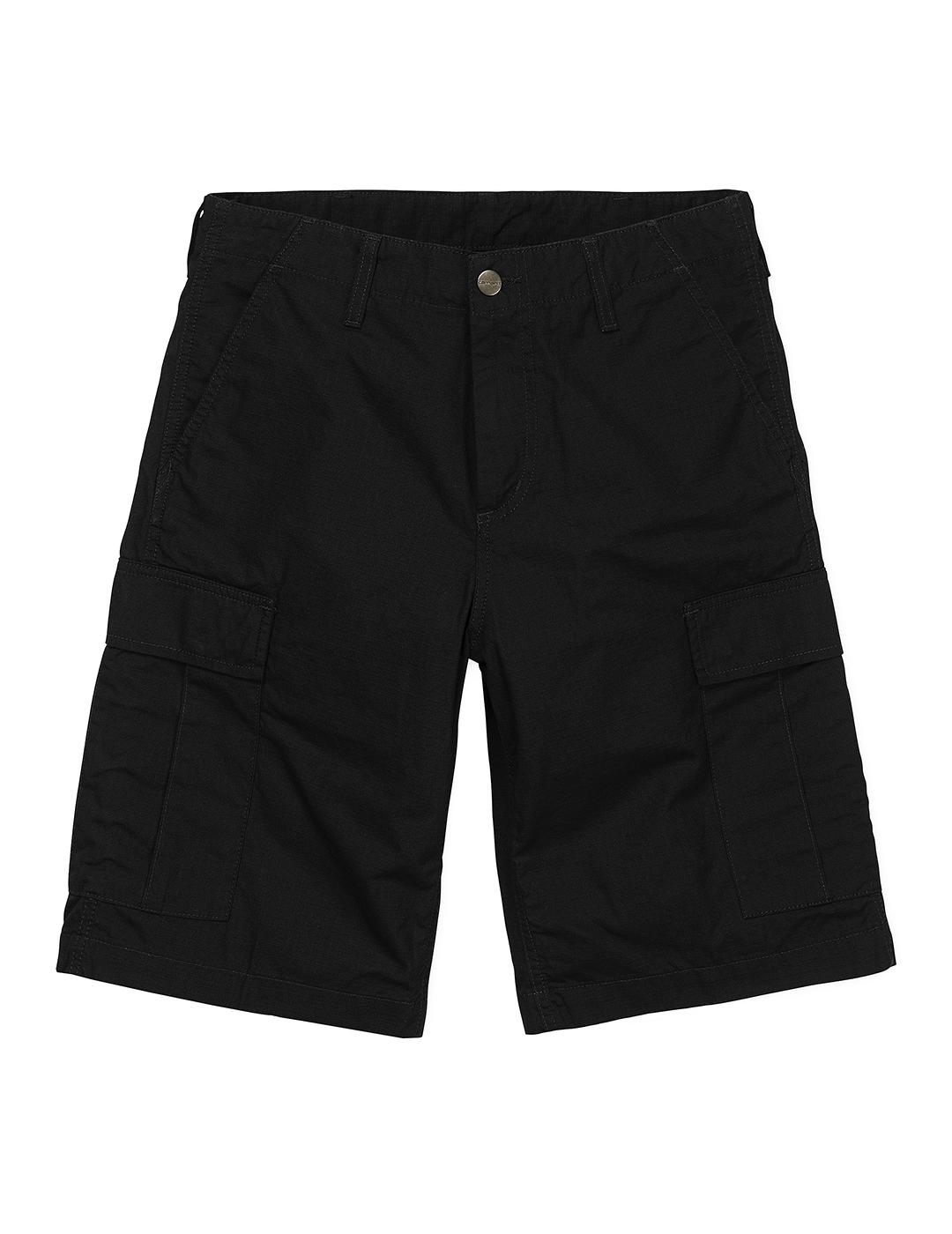 Bermuda Carhartt Wip Regular Cargo negra de hombre
