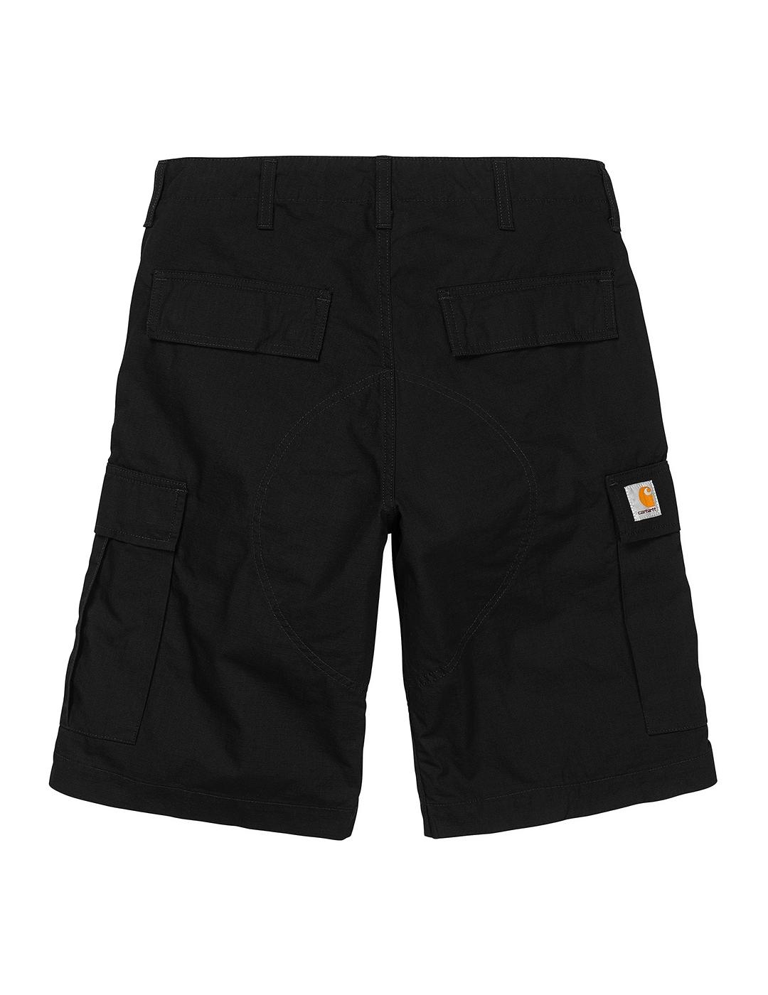 Bermuda Carhartt Wip Regular Cargo negra de hombre