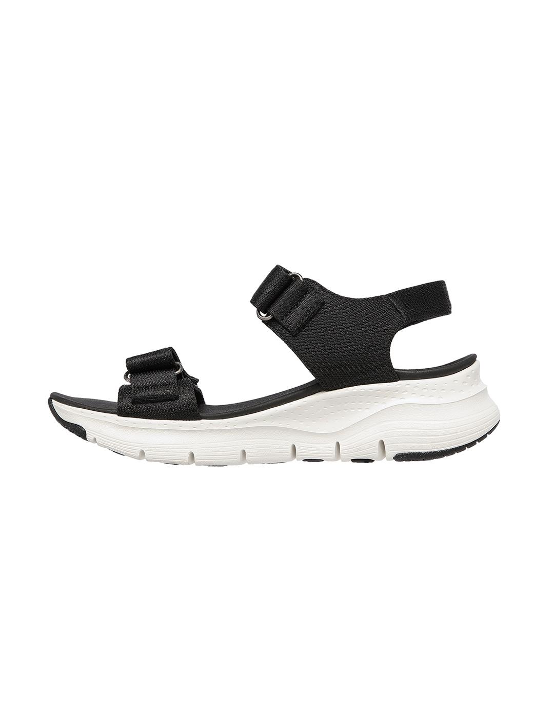Sandalias  Skechers Arch Fit Touristy negra de mujer