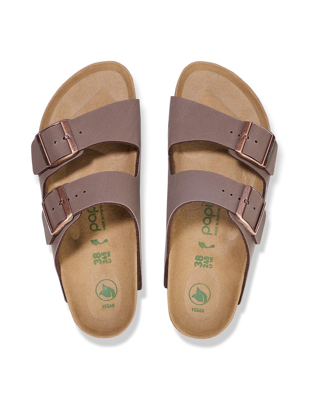 Sandalias Birkenstock Papilio Arizona Plat marron de mujer