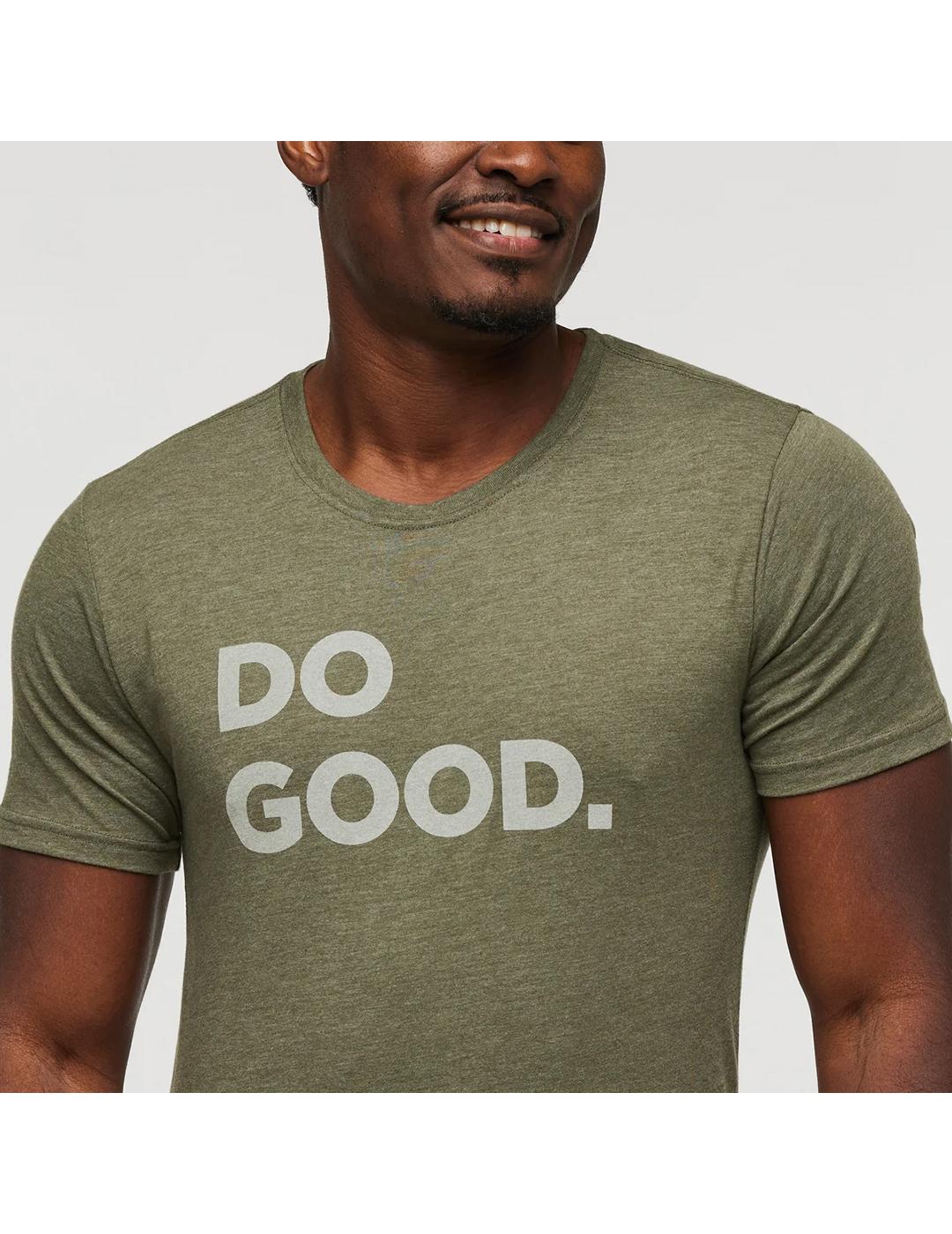 Camiseta Cotopaxi Do Good Organic verde de hombre