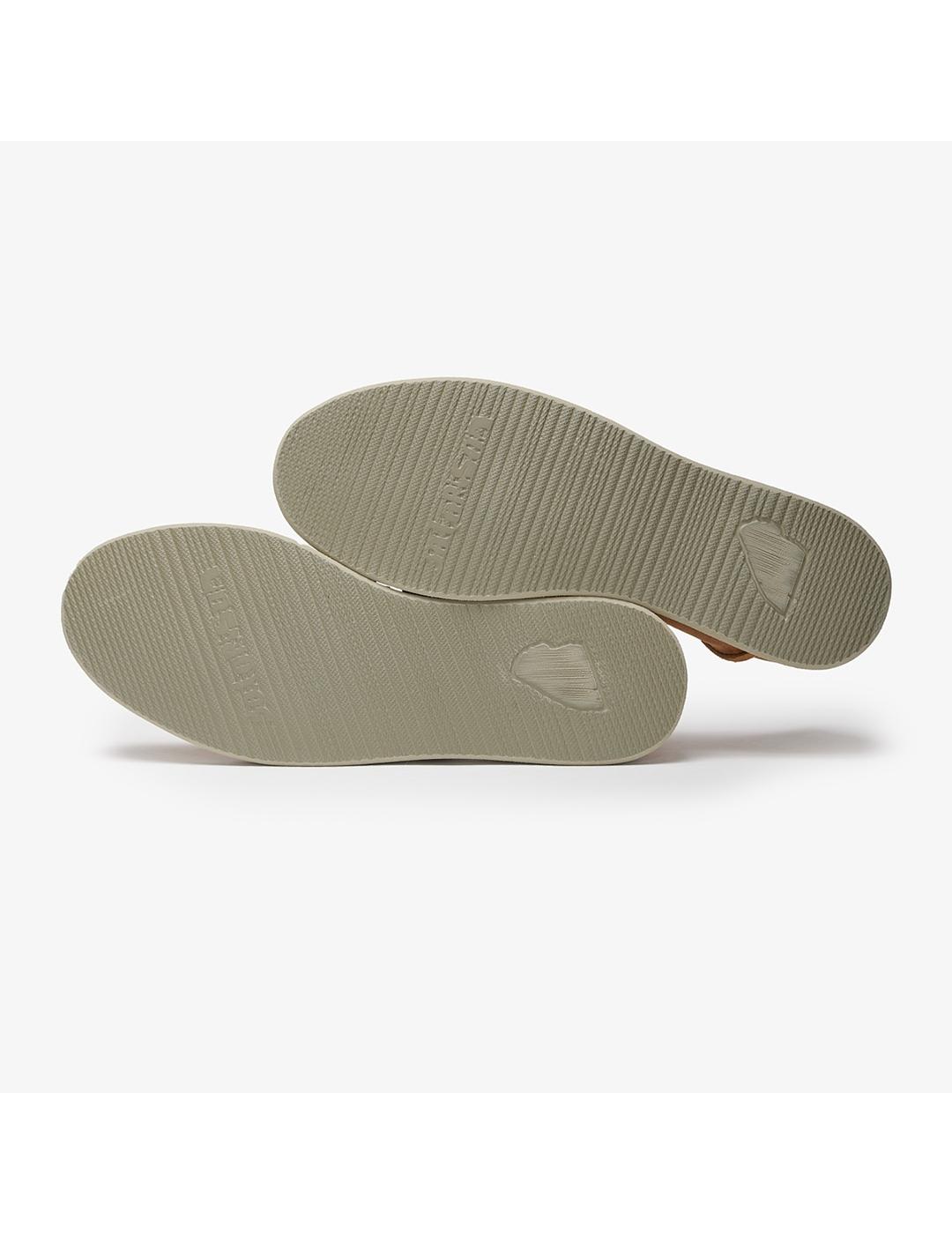 Sandalias Satorisan Benirras Microperfo camel de mujer