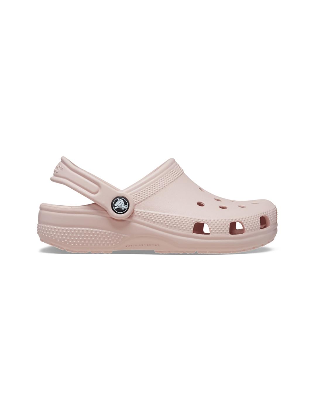 Zuecos Crocs Classic Clog T rosa claro de niño