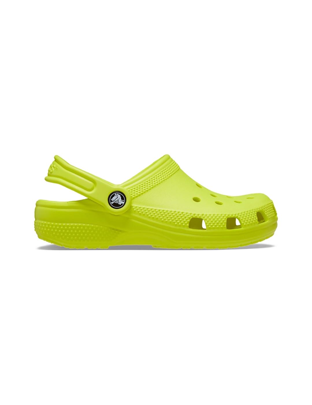 Zuecos Crocs Classic Clog K amarillo de niño