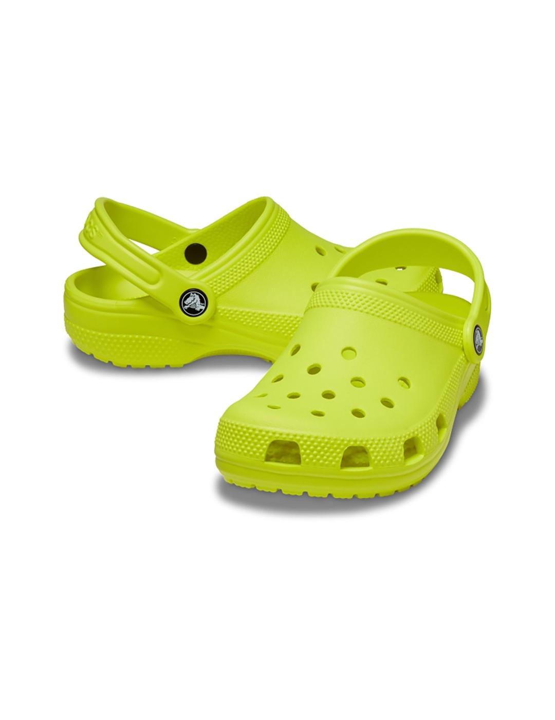Zuecos Crocs Classic Clog K amarillo de niño
