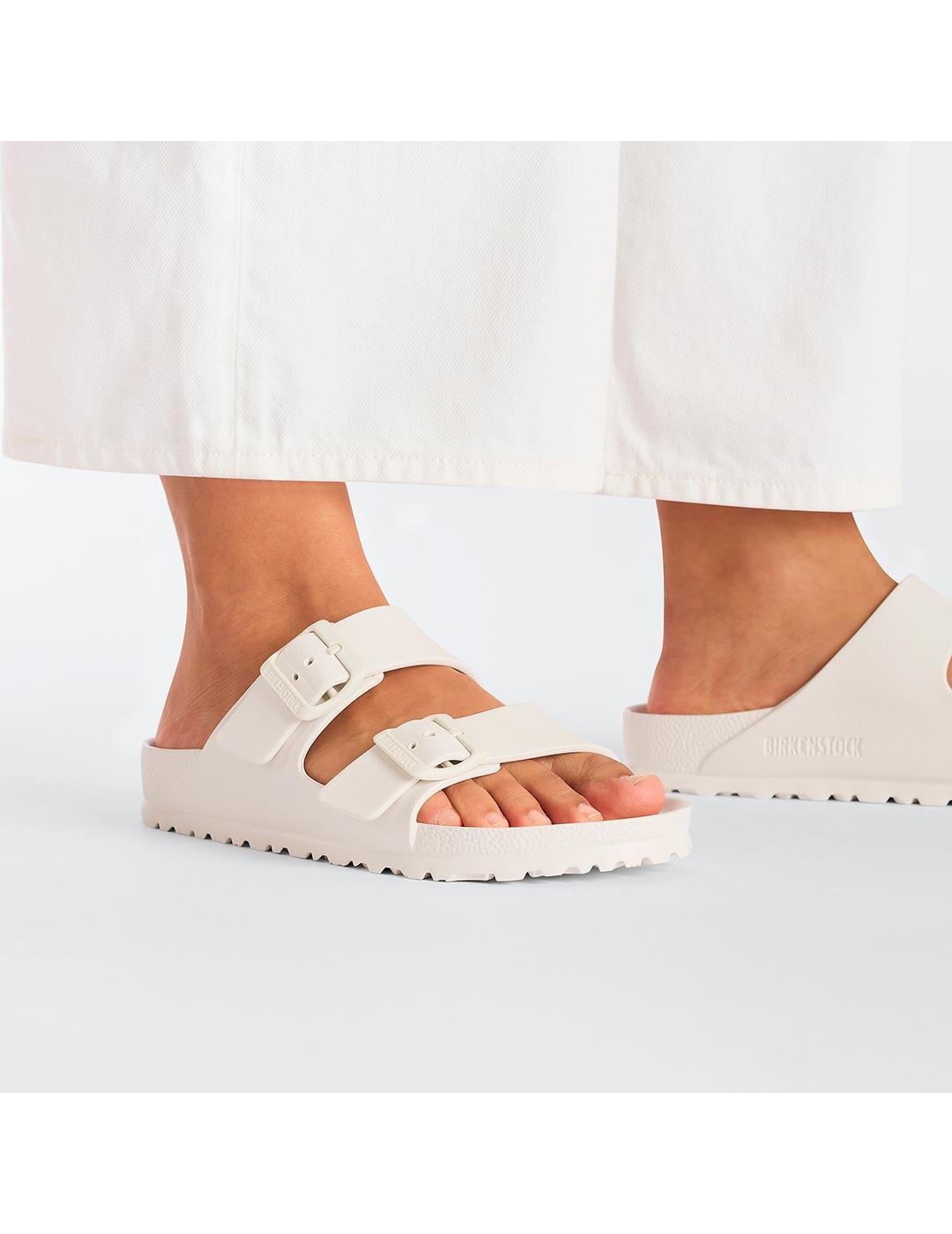 Sandalias Birkenstock Arizona Eva blanco roto de mujer