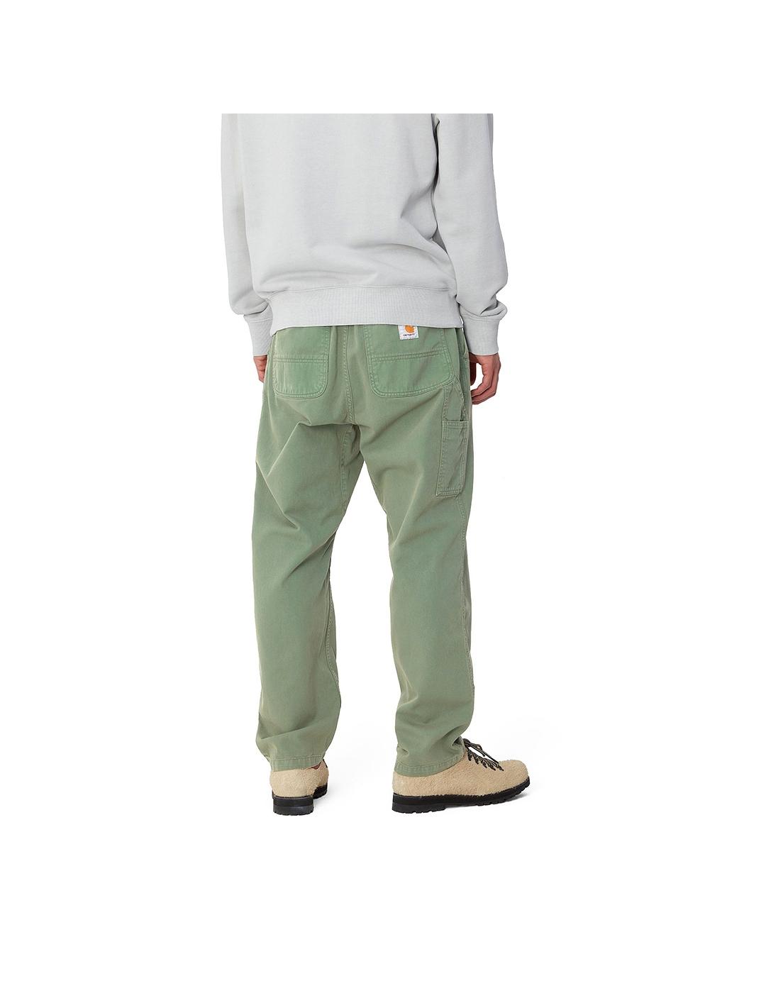 Pantalón Carhartt Wip Flint Pant verde lavado de hombre
