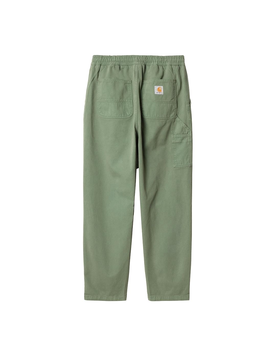 Pantalón Carhartt Wip Flint Pant verde lavado de hombre