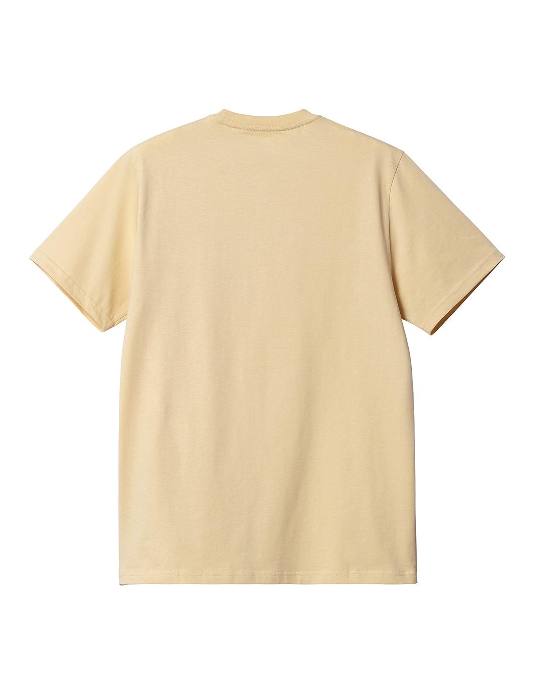 Camiseta Carhartt Wip S/S Pocket beige de hombre