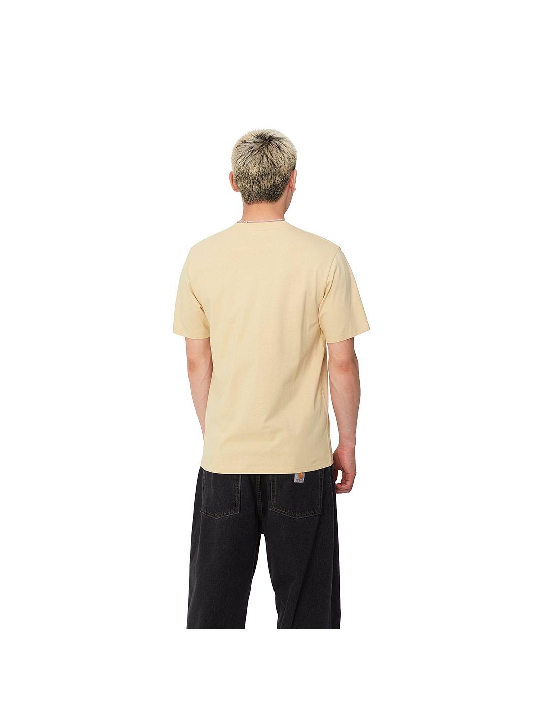 Camiseta Carhartt Wip S/S Pocket beige de hombre
