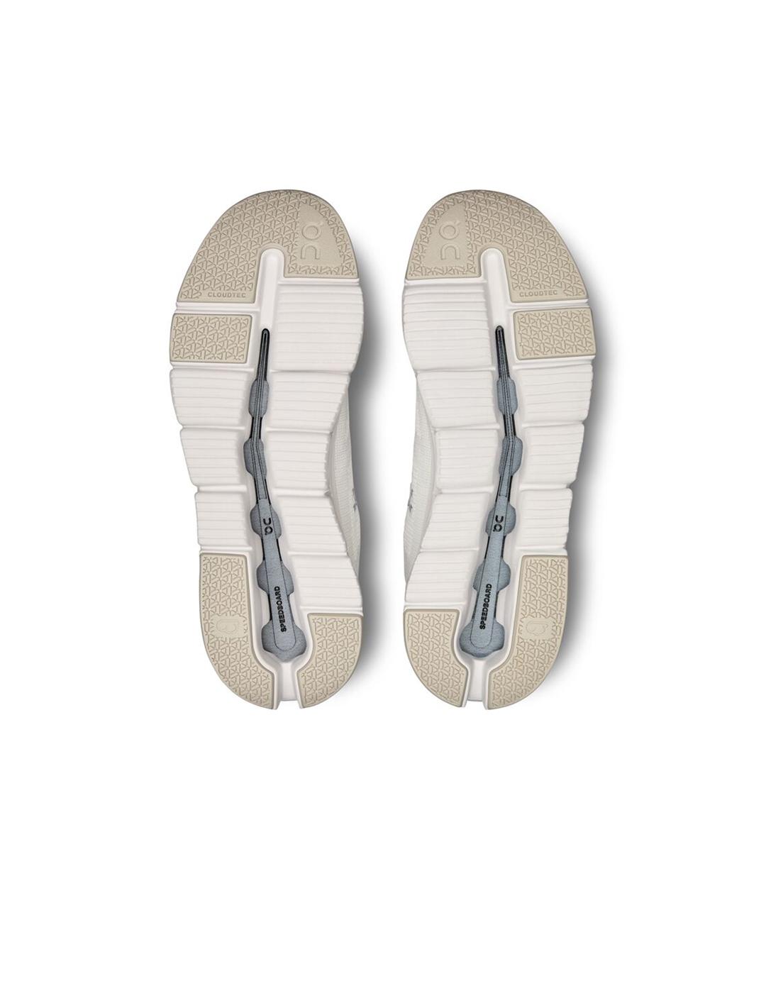 On Running Cloudrift blanco gris de mujer