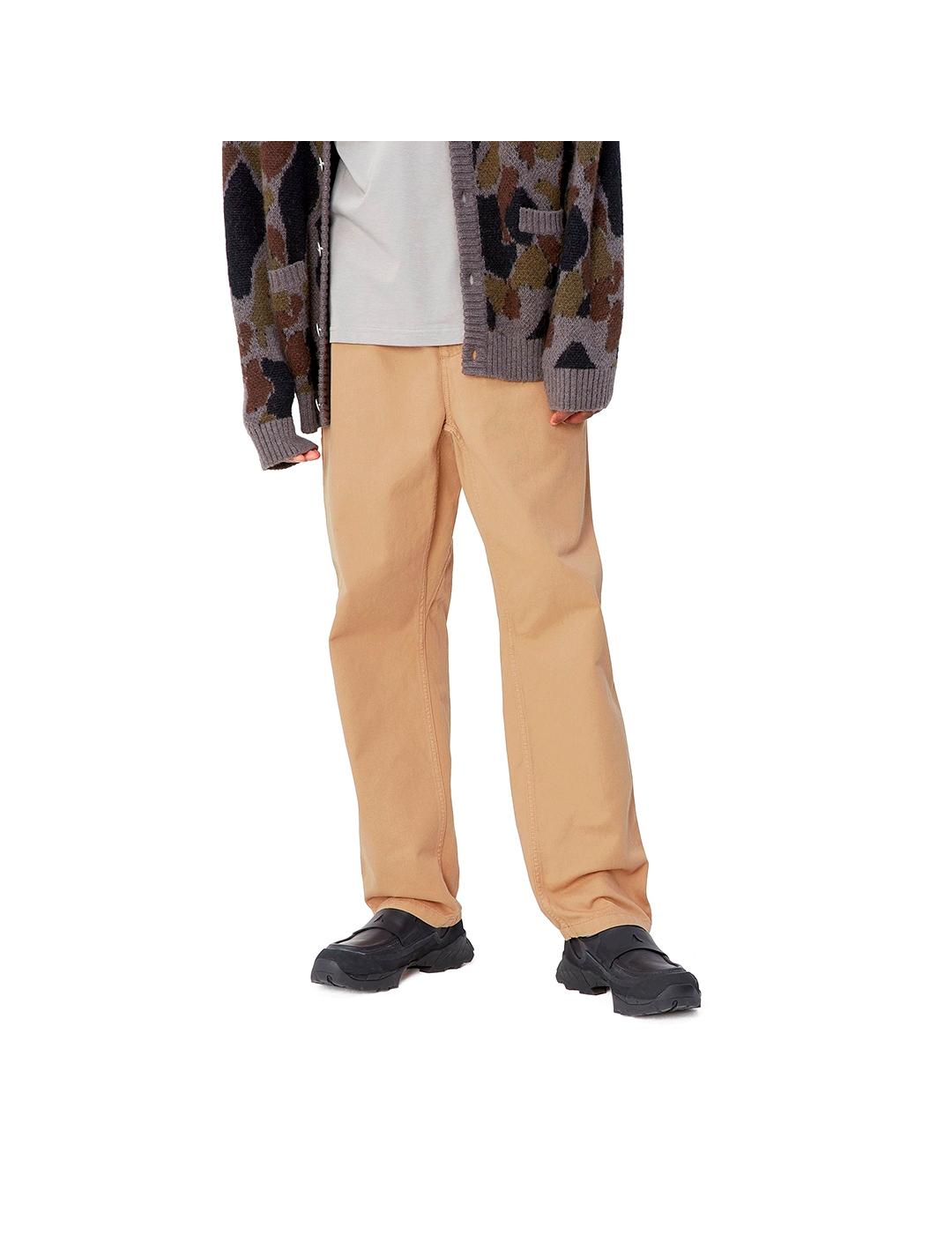 Pantalón Carhartt Wip Flint Pant Peanut Garment Dyed hombre