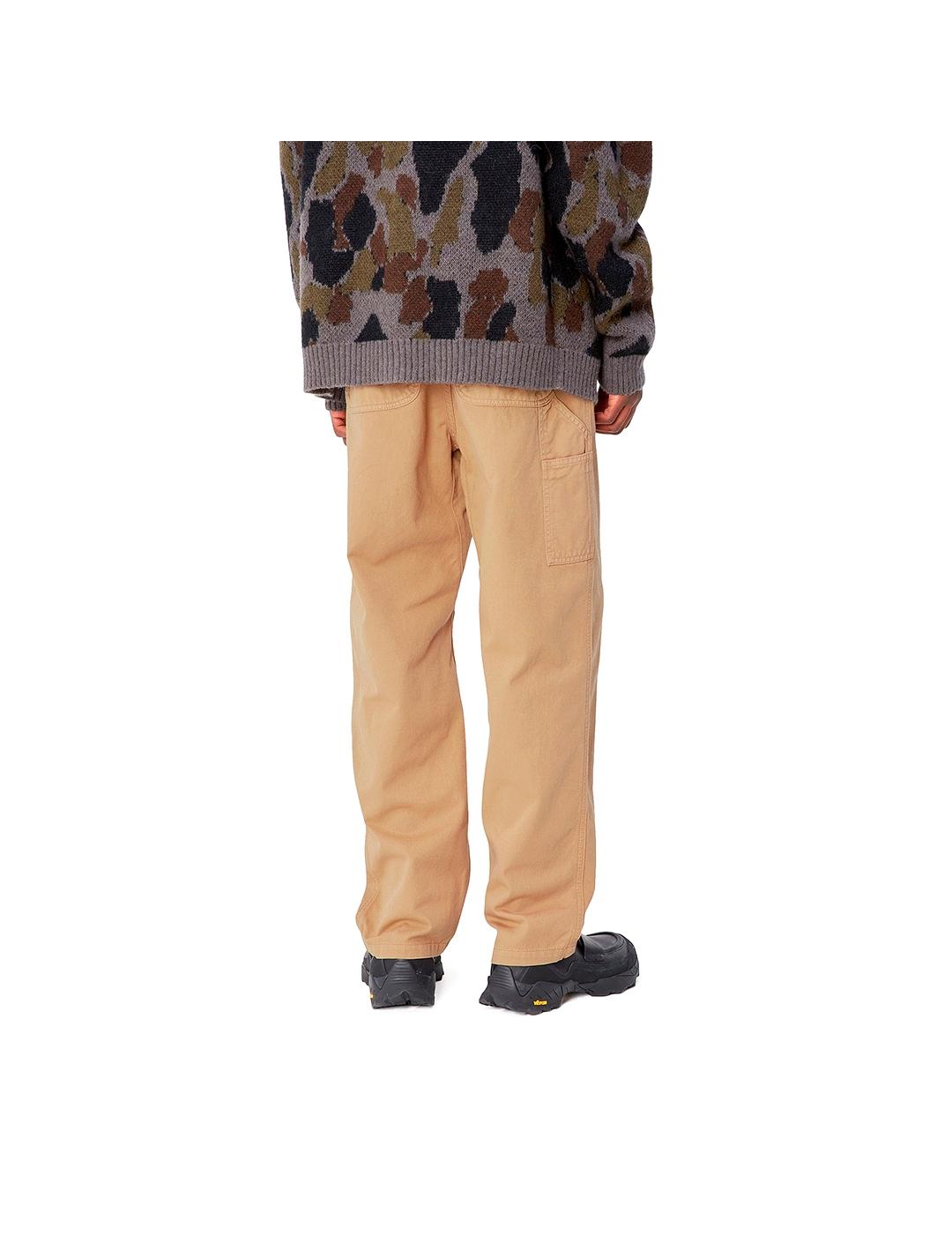 Pantalón Carhartt Wip Flint Pant camel lavado de hombre