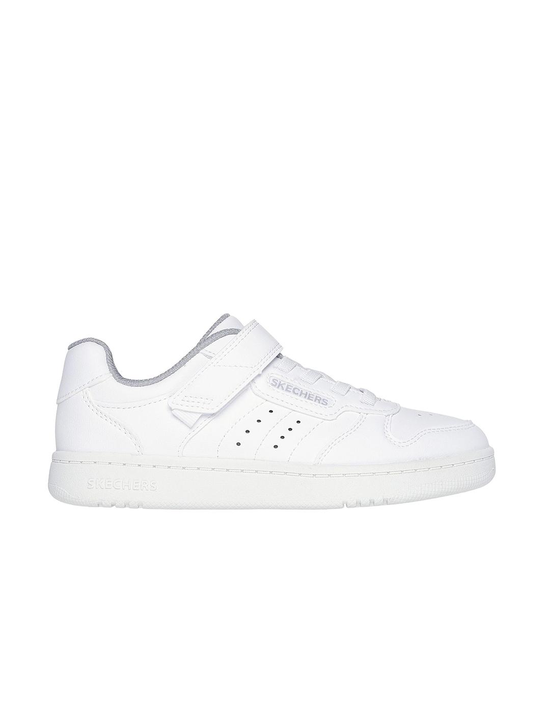 Zapatillas Skechers Quick Street blanca de niño